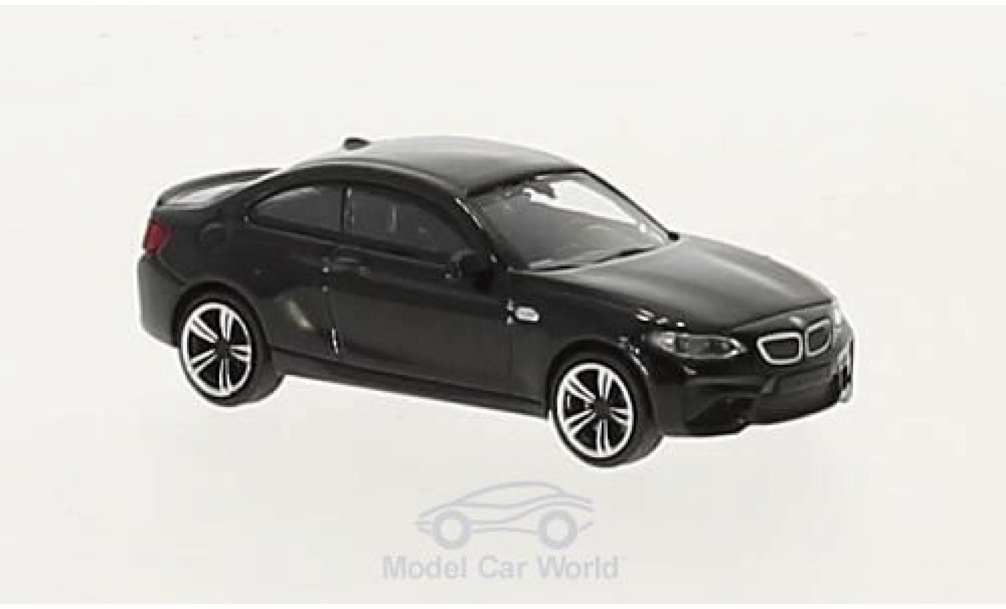 Bmw M2 1/87 Minichamps black 2016 diecast model cars