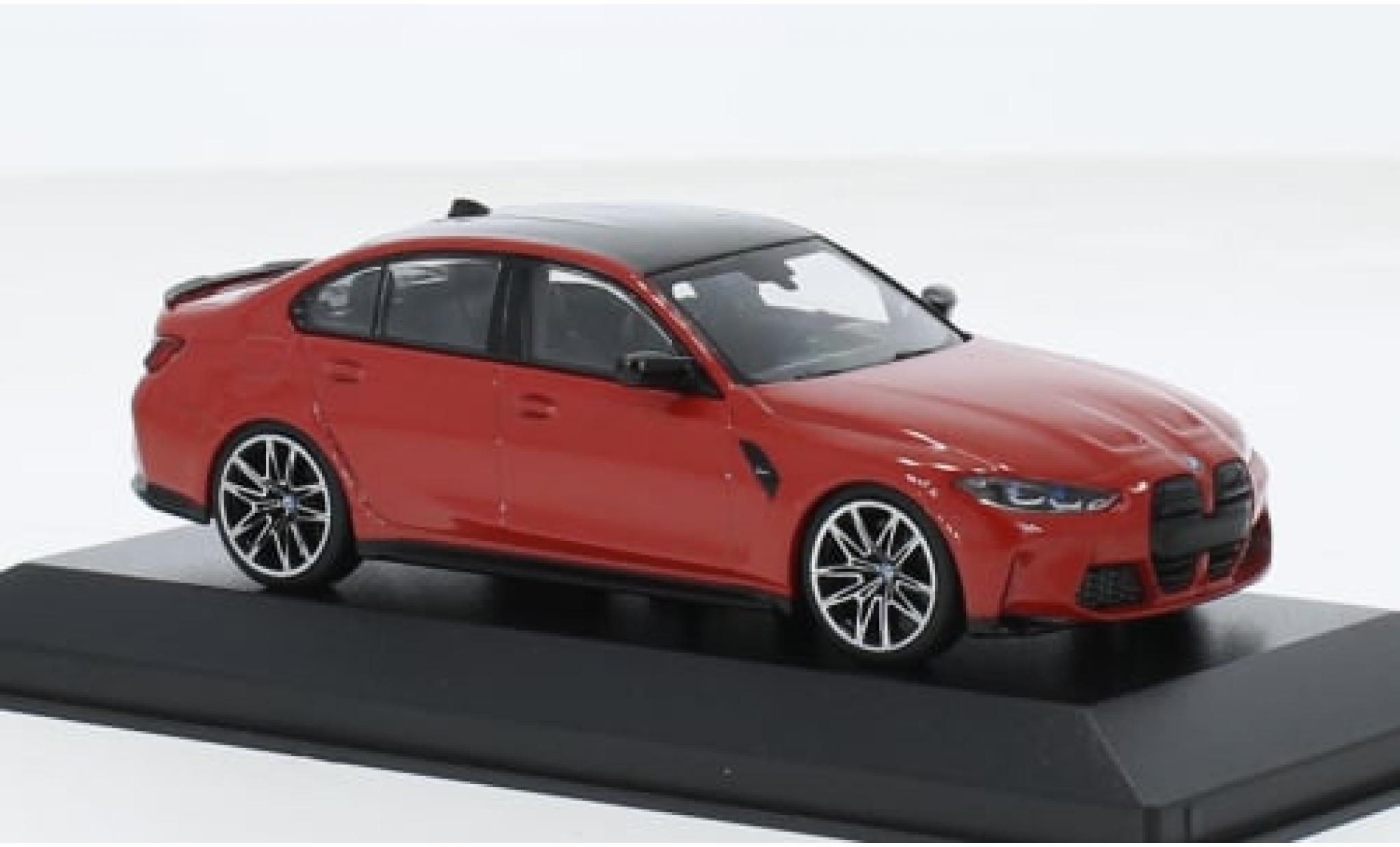 Bmw M3 1/43 Minichamps Competition (G80) metallise red/carbon 2020 1:43 diecast model cars