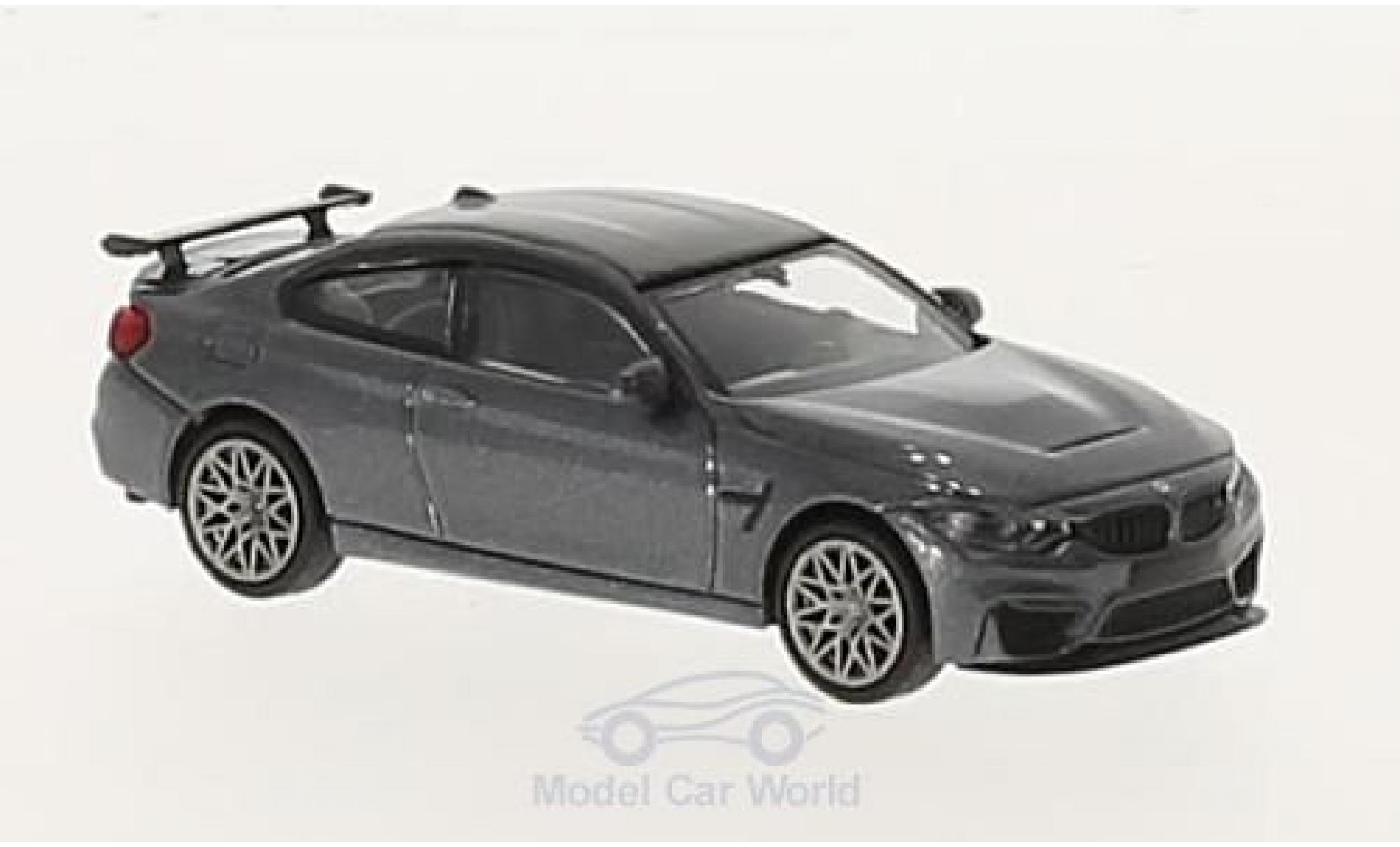 Bmw M4 1/87 Minichamps GTS metallic grey 2016 mit greyen Felgen diecast model cars