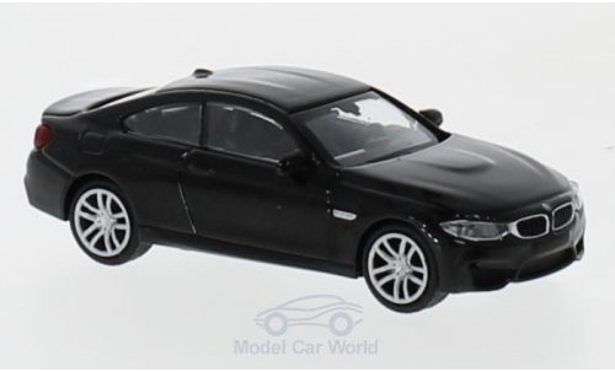 Bmw M4 1/87 Minichamps metallic black 2015 diecast model cars