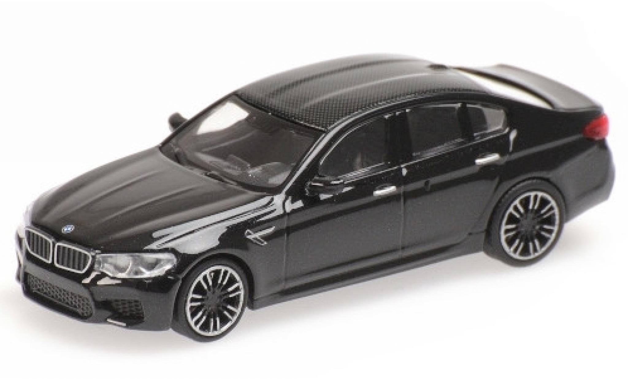 Bmw M5 1/87 Minichamps (F90) metallic black/carbon 2018 diecast model cars