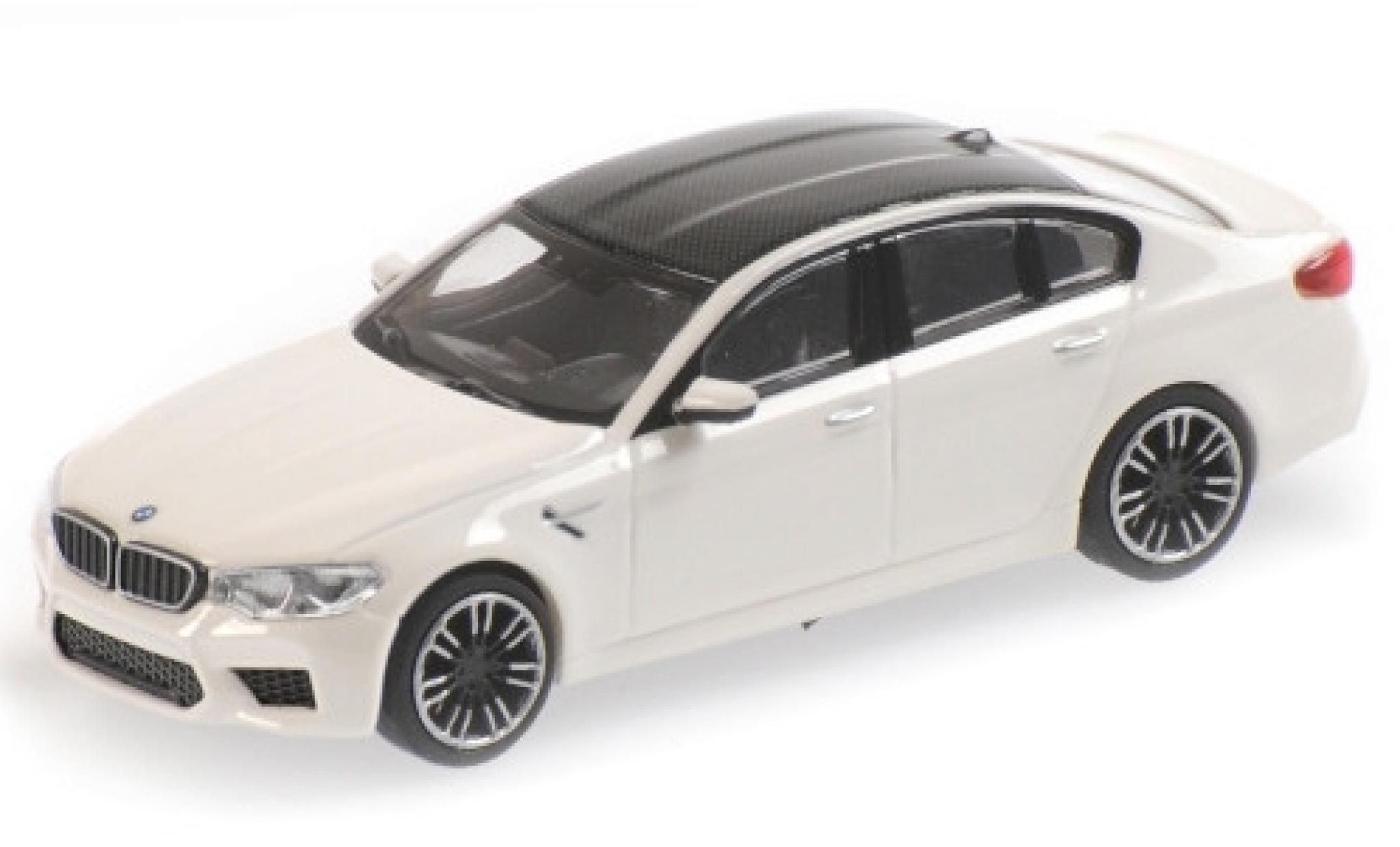 Bmw M5 1/87 Minichamps (F90) white/carbon 2018 diecast model cars