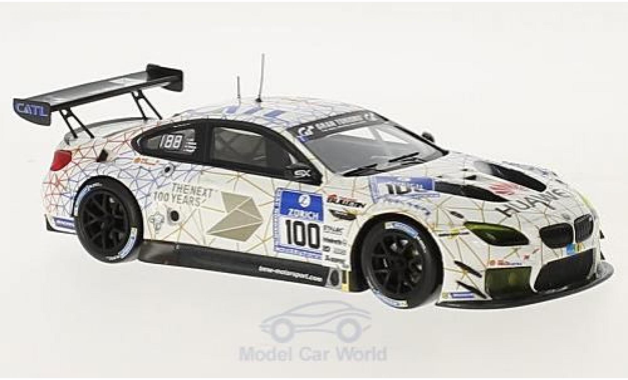 Bmw M6 1/43 Minichamps GT3 No.100 Schubert Motorsport 24h N&uuml;rburgring 2016 J.M.Edwards/J.Klingmann/L.Luhr/M.Tomczyk diecast model cars
