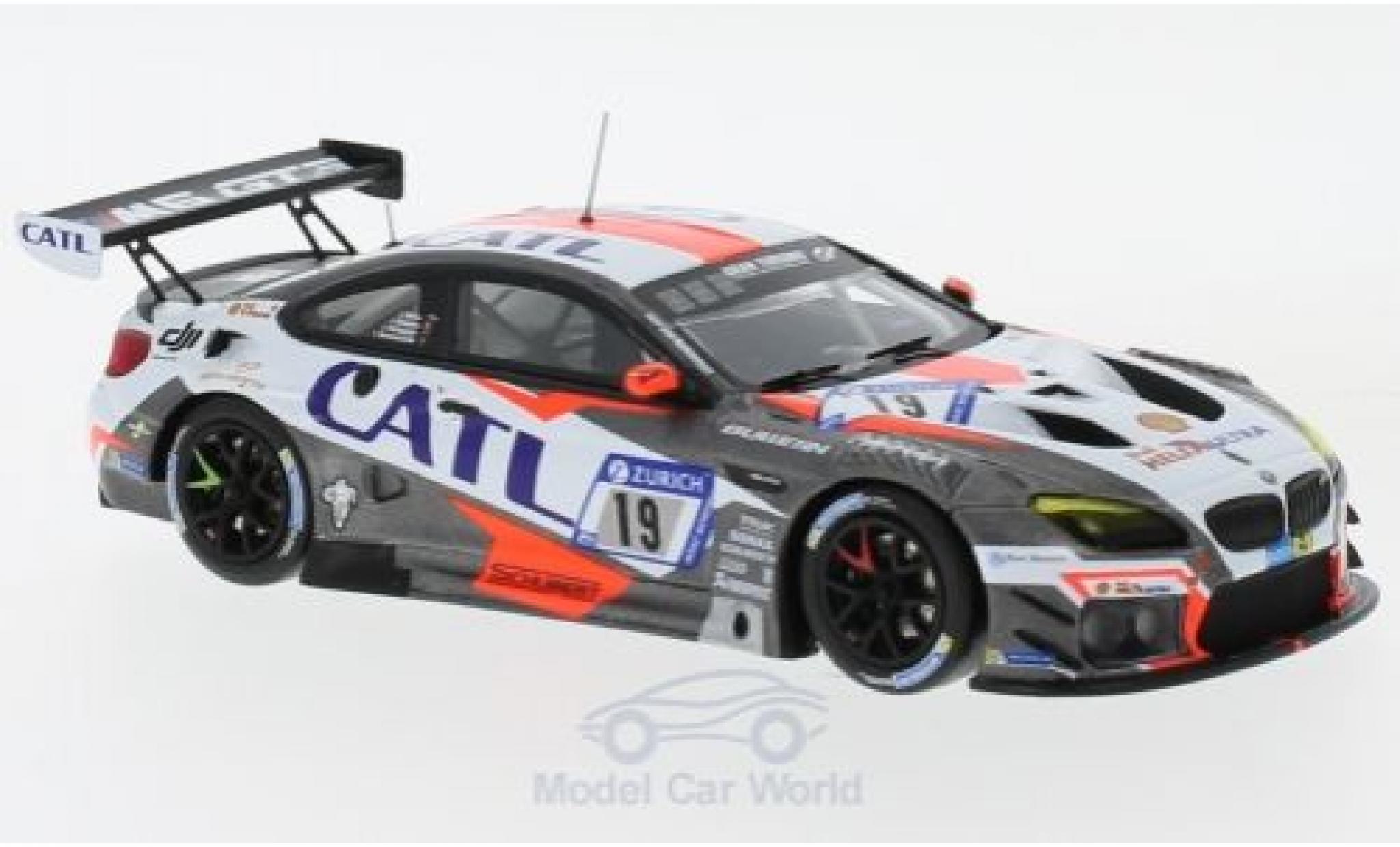 Bmw M6 1/43 Minichamps GT3 No.19 Schubert Motorsport 24h N&uuml;rburgring 2017 J.Klingmann/J.Edwards/T.Onslow-Cole/J.M&uuml;ller diecast model cars