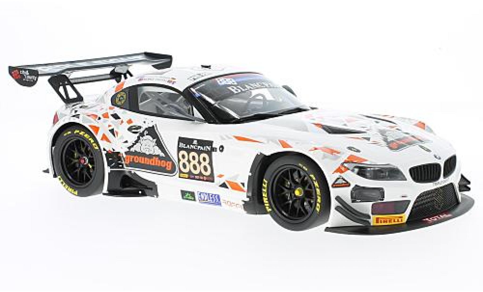 Bmw Z4 1/18 Minichamps GT3 (E89) No.888 Triple Eight Racing 24h Spa 2015 L.Mowle/R.Ratcliff/J.Osborne/D.M&uuml;ller diecast model cars