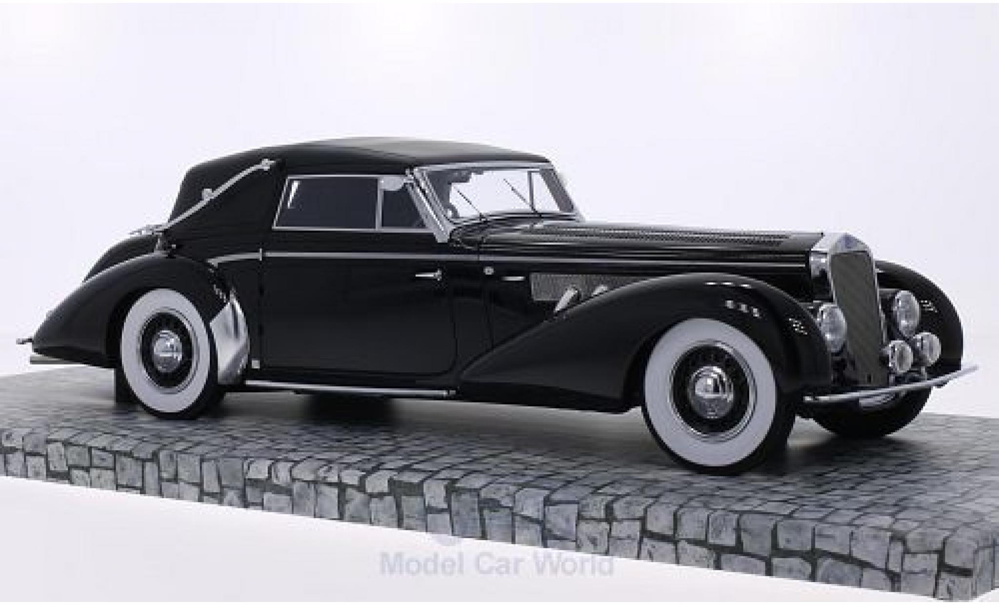 Delage D8-120 1/18 Minichamps Convertible black 1939 First Class Collection diecast model cars
