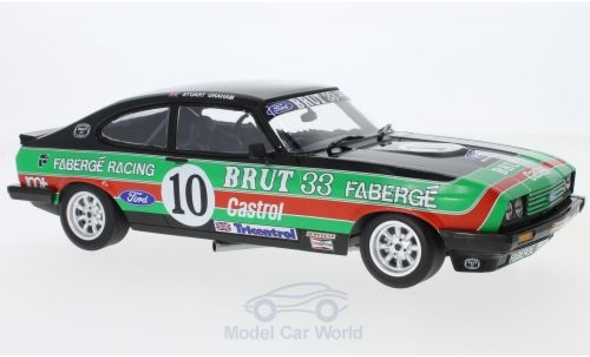 Ford Capri 1/18 Minichamps 3.0 No.10 Faberge Racing Lee Jeans BSCC Oulton Park 1979 S.Graham diecast model cars