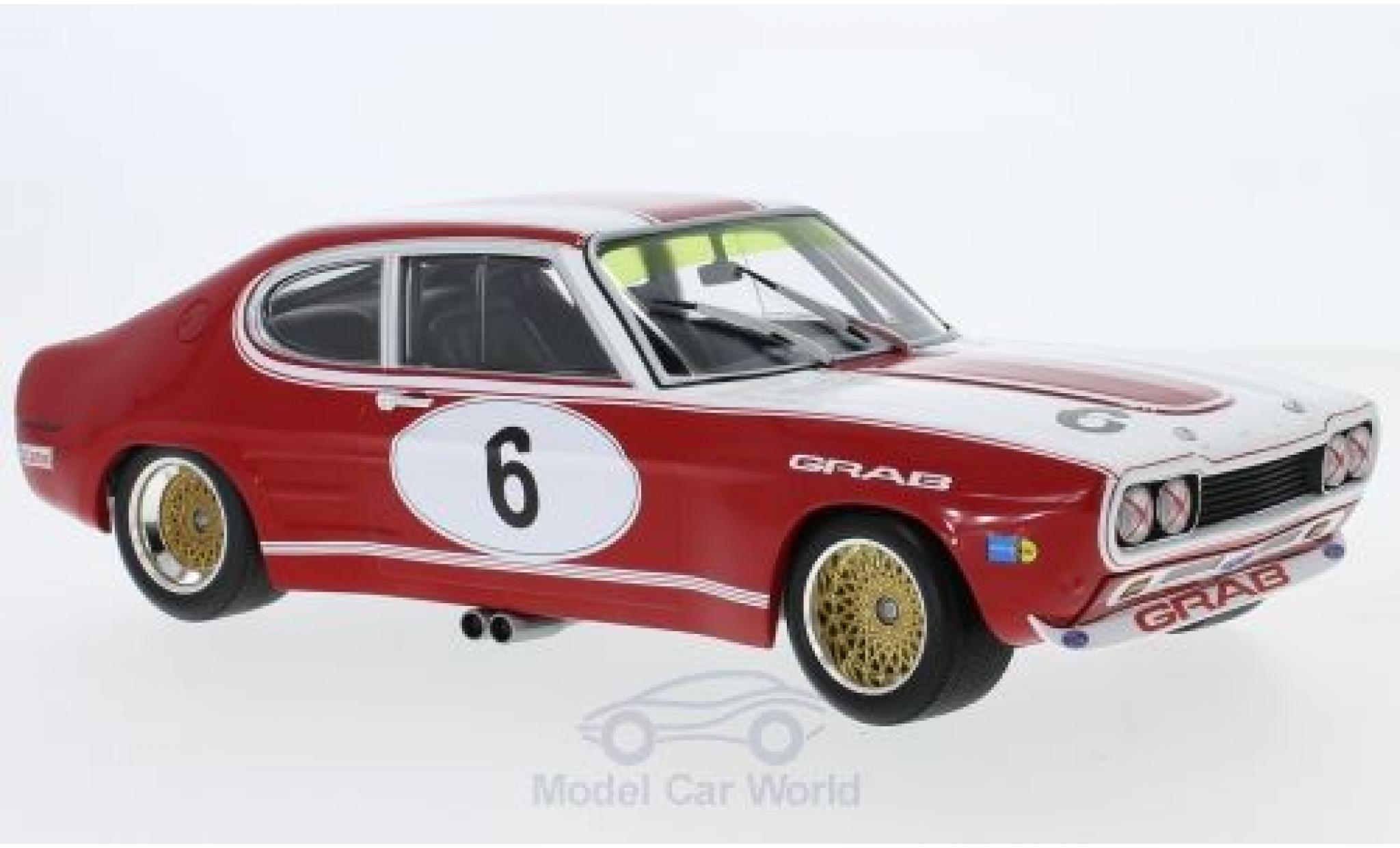Ford Capri 2600 1/18 Minichamps MKI RS 2600 No.6 Grab -Tuning Siegen 6h N&uuml;rburgring 1973 K-L.Weiss/K.Ludwig diecast model cars