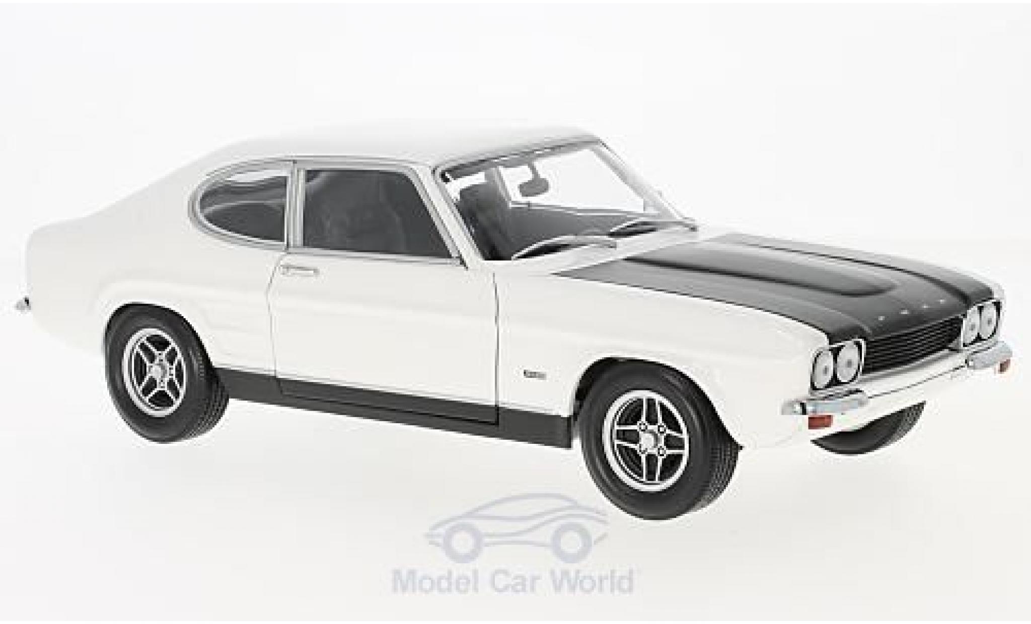 Ford Capri 1/18 Minichamps MKI RS 2600 white/black 1970 diecast model cars