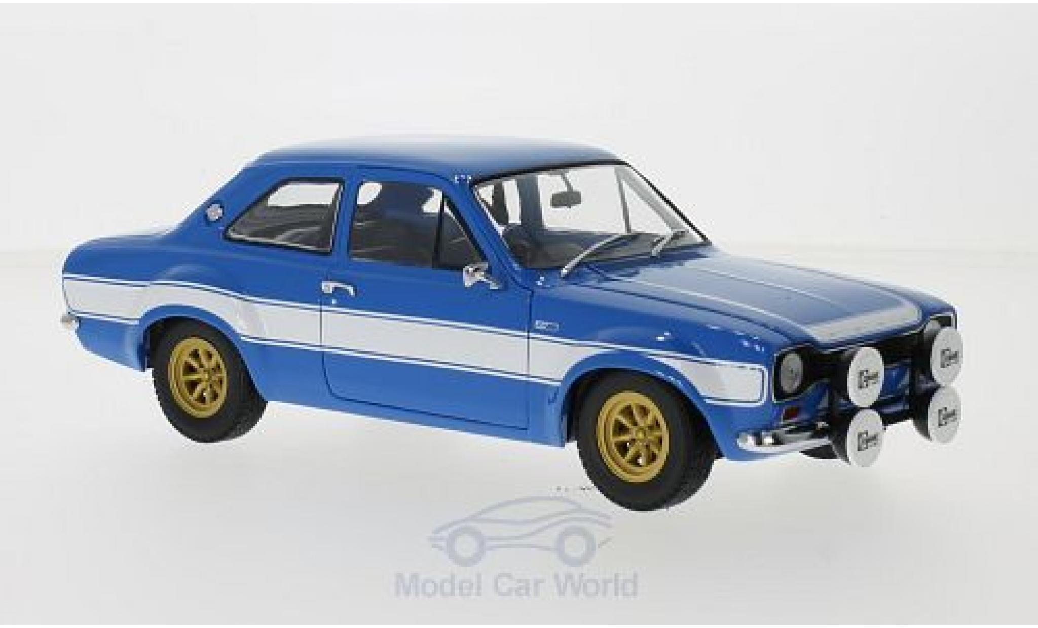 Ford Escort 1/18 Minichamps I RS1600 FAV blue/white 1970 diecast model cars