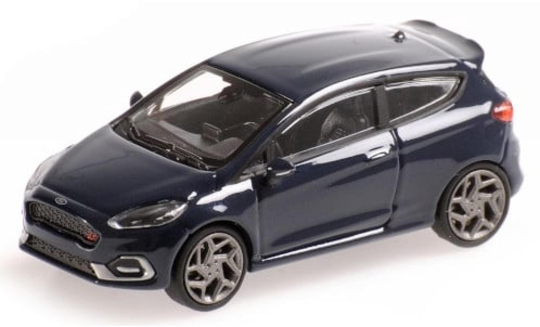 Ford Fiesta 1/87 Minichamps ST blue 2018 1:87 diecast model cars