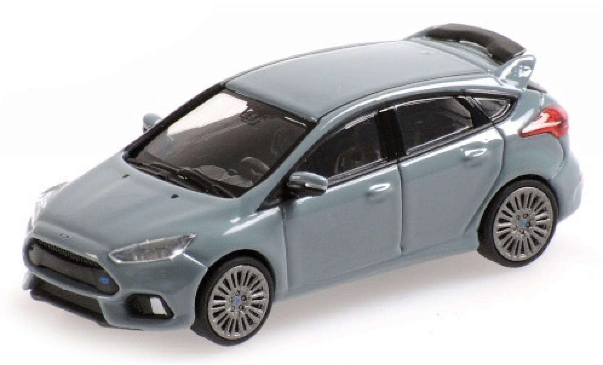 Ford Focus 1/87 Minichamps RS grey 2018 diecast model cars