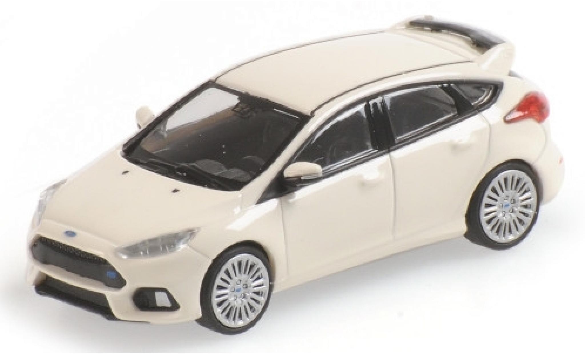 Ford Focus 1/87 Minichamps RS white 2018 diecast model cars