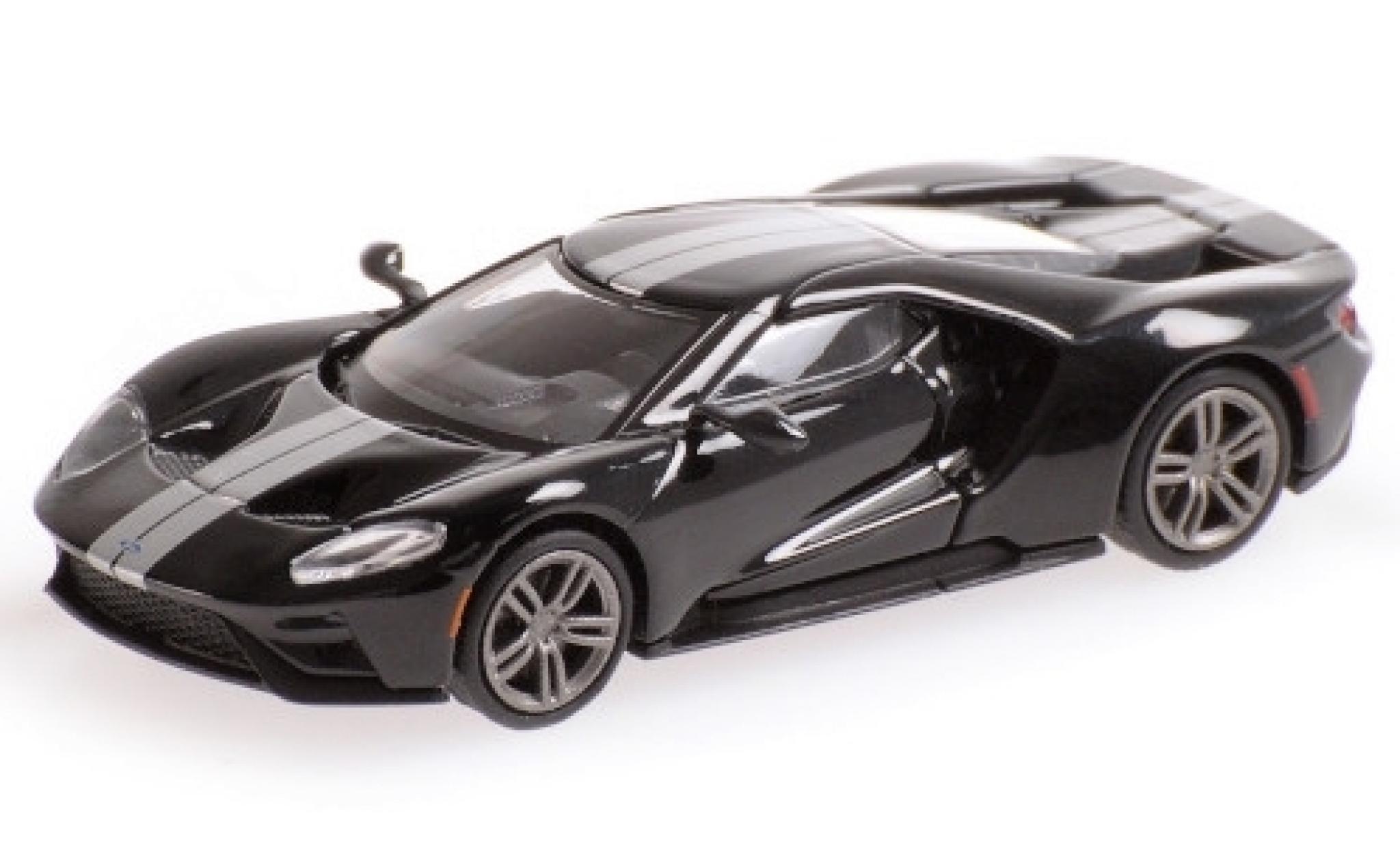Ford GT 1/87 Minichamps black/grey 2018 diecast model cars