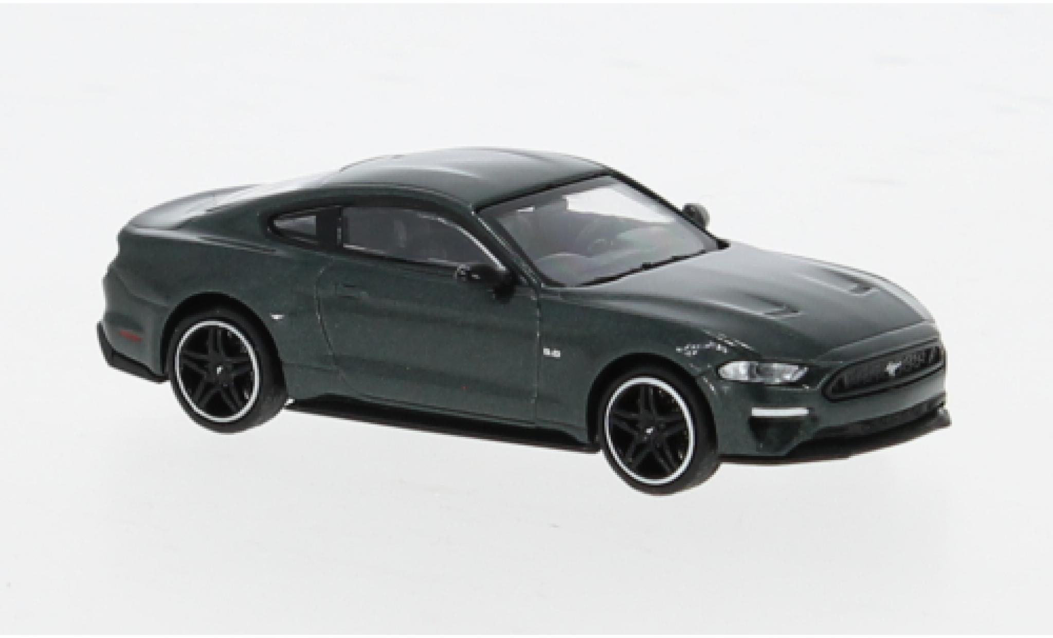 Ford Mustang 1/87 Minichamps GT metallise green 2018 1:87 diecast model cars