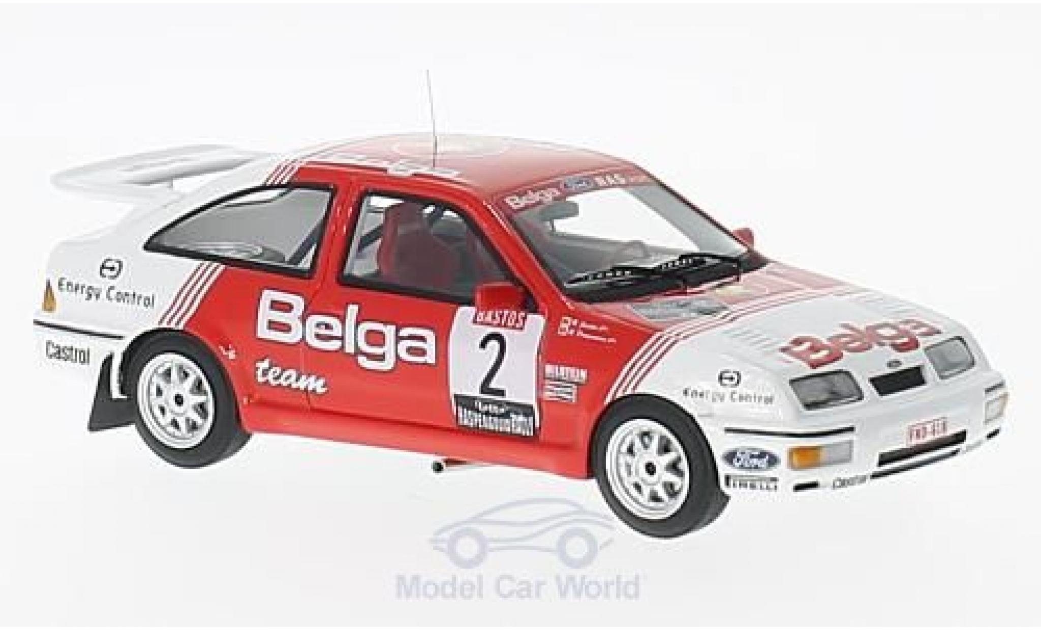 Ford Sierra Cosworth 1/43 Minichamps RS Cosworth No.2 Belga Haspengouwrally 1987 R.Droogmans/R.Joosten diecast model cars