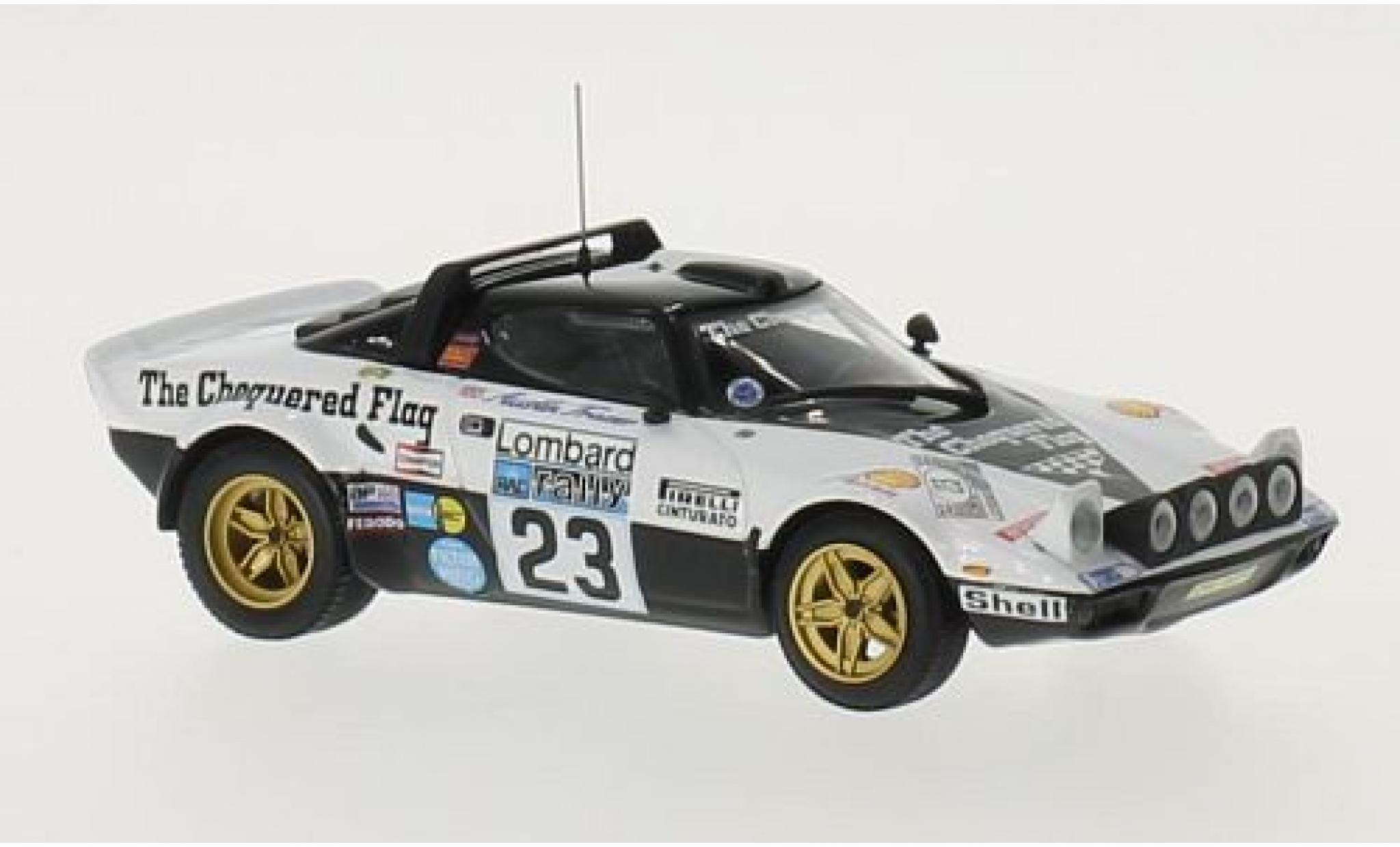 Lancia Stratos 1/43 Minichamps Rally No.23 Chequered Flag RAC Rally 1976 P-I.Walfridson/A.Frazer diecast model cars