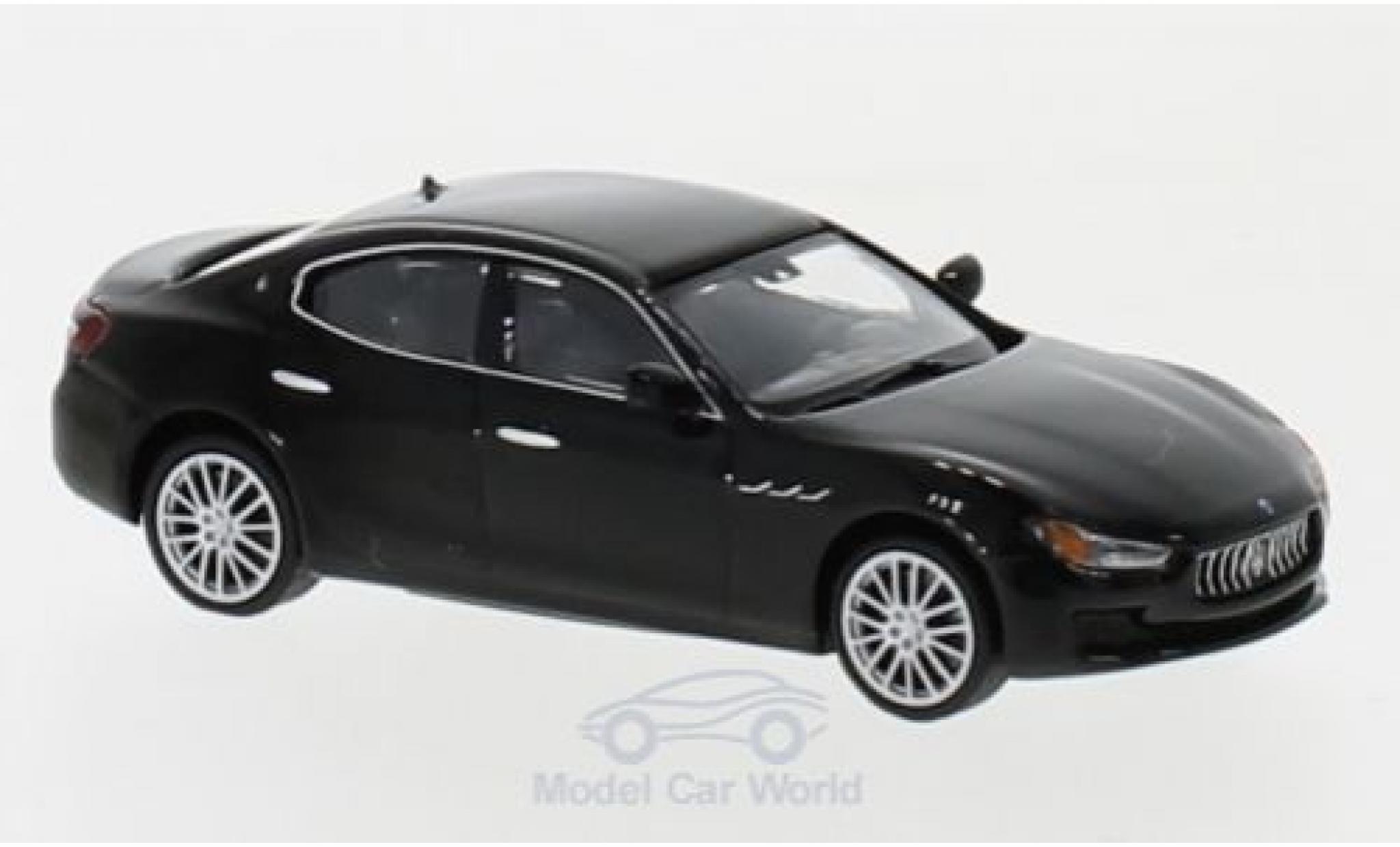 Maserati Ghibli 1/87 Minichamps black 2018 diecast model cars