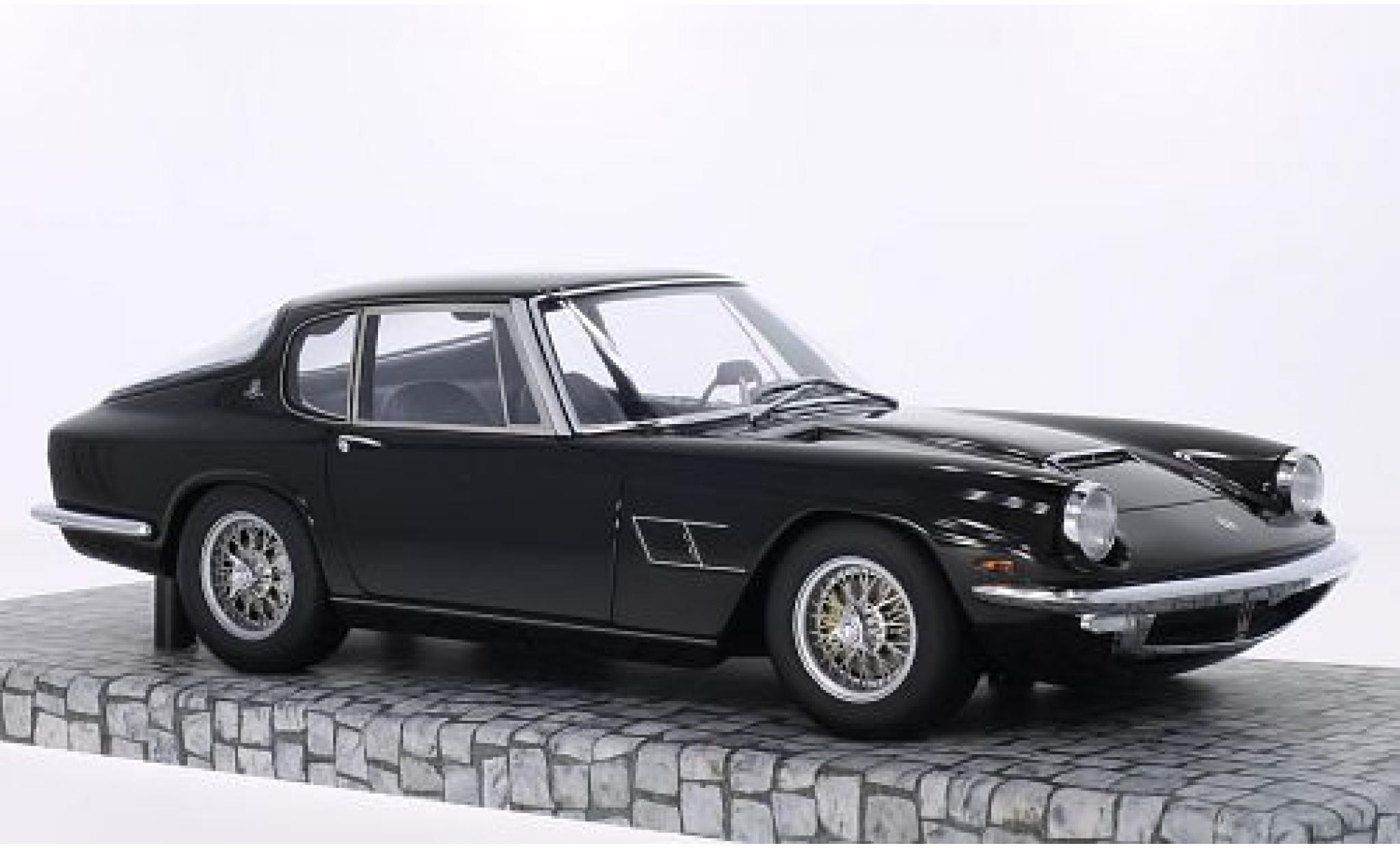 Maserati Mistral 1/18 Minichamps Coupe black 1963 First Class Collection diecast model cars