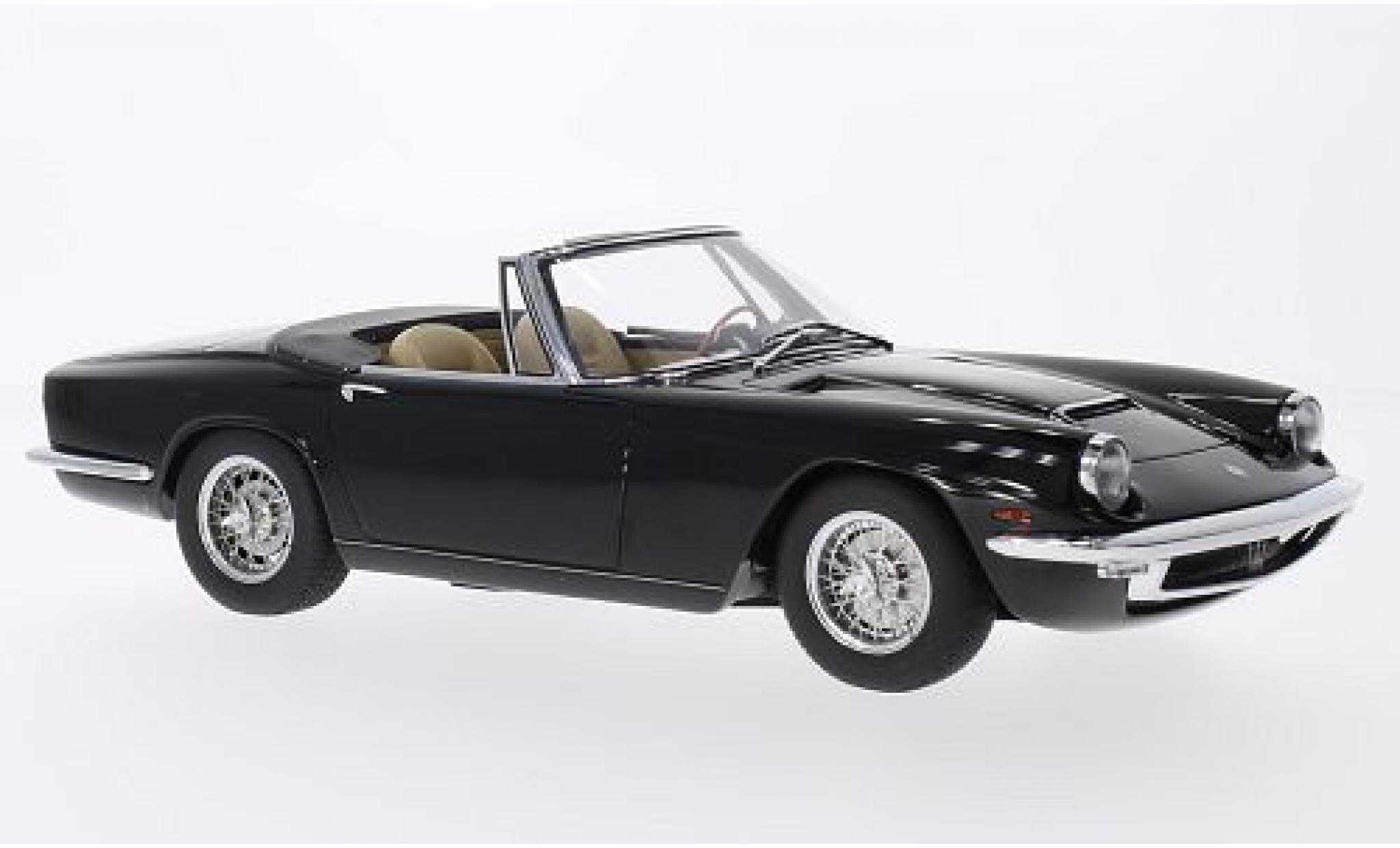 Maserati Mistral 1/18 Minichamps Spyder black 1964 diecast model cars