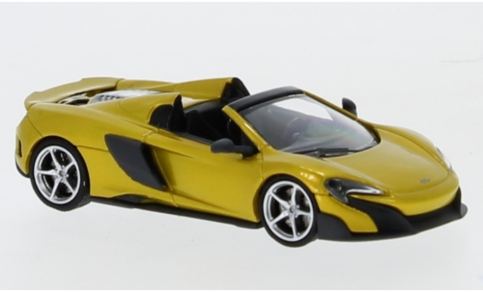 McLaren 675 1/87 Minichamps LT Spider gold 2016 diecast model cars