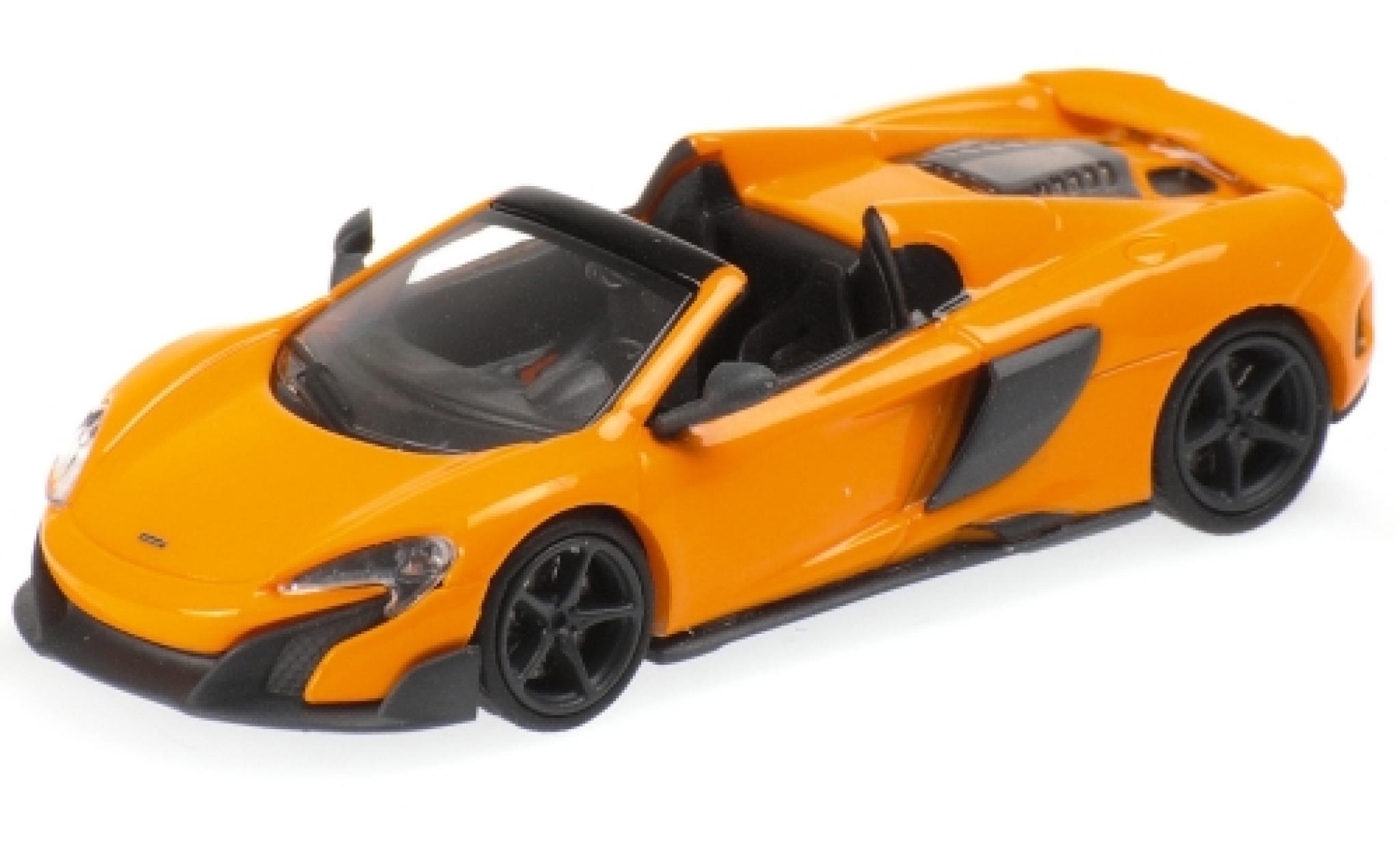 McLaren 675 1/87 Minichamps LT Spider orange 2016 diecast model cars