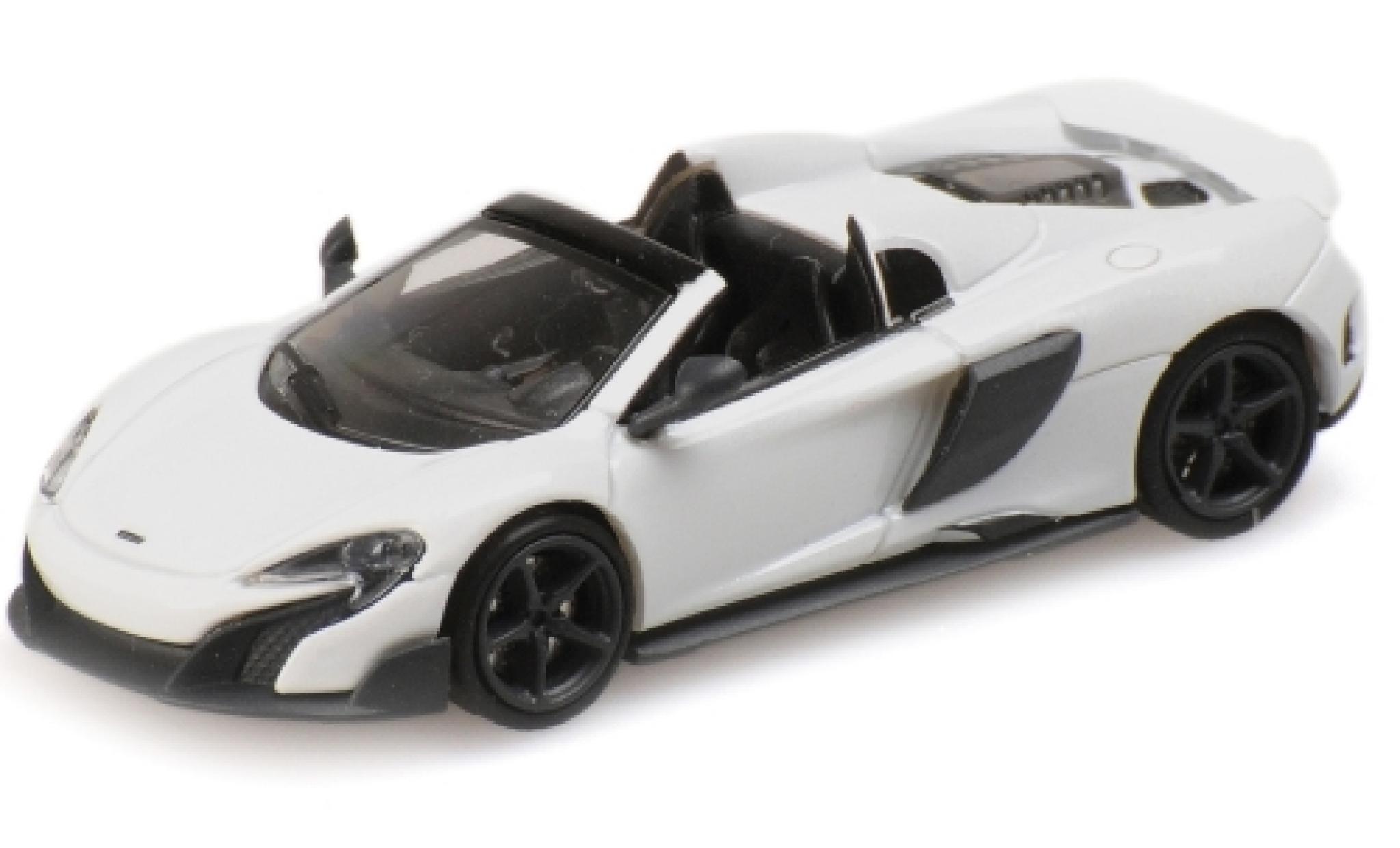 McLaren 675 1/87 Minichamps LT Spider white 2016 diecast model cars