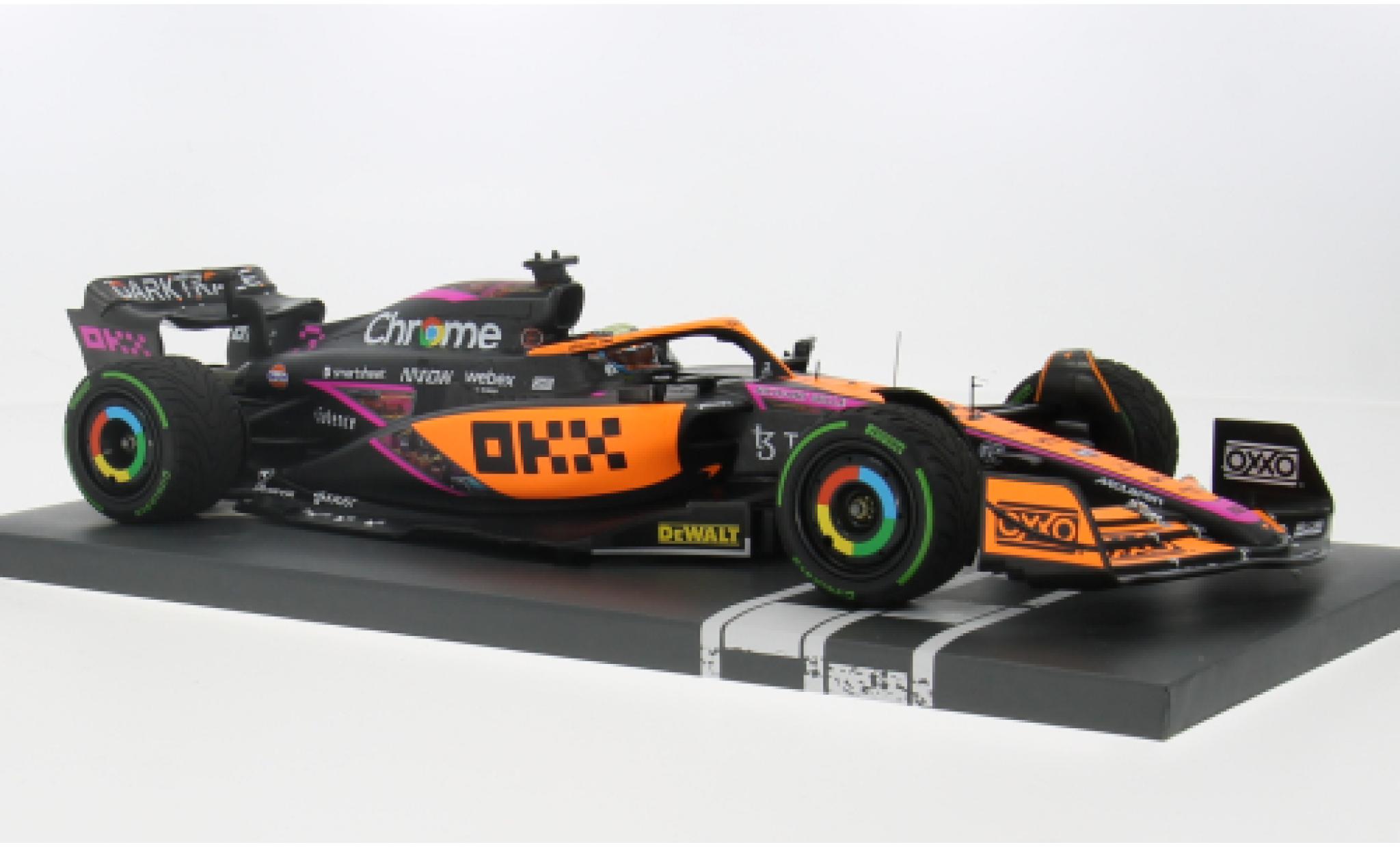 McLaren F1 1/18 Minichamps MCL36 No.3 Team Formel 1 GP Singapur 2022 1:18 diecast model cars