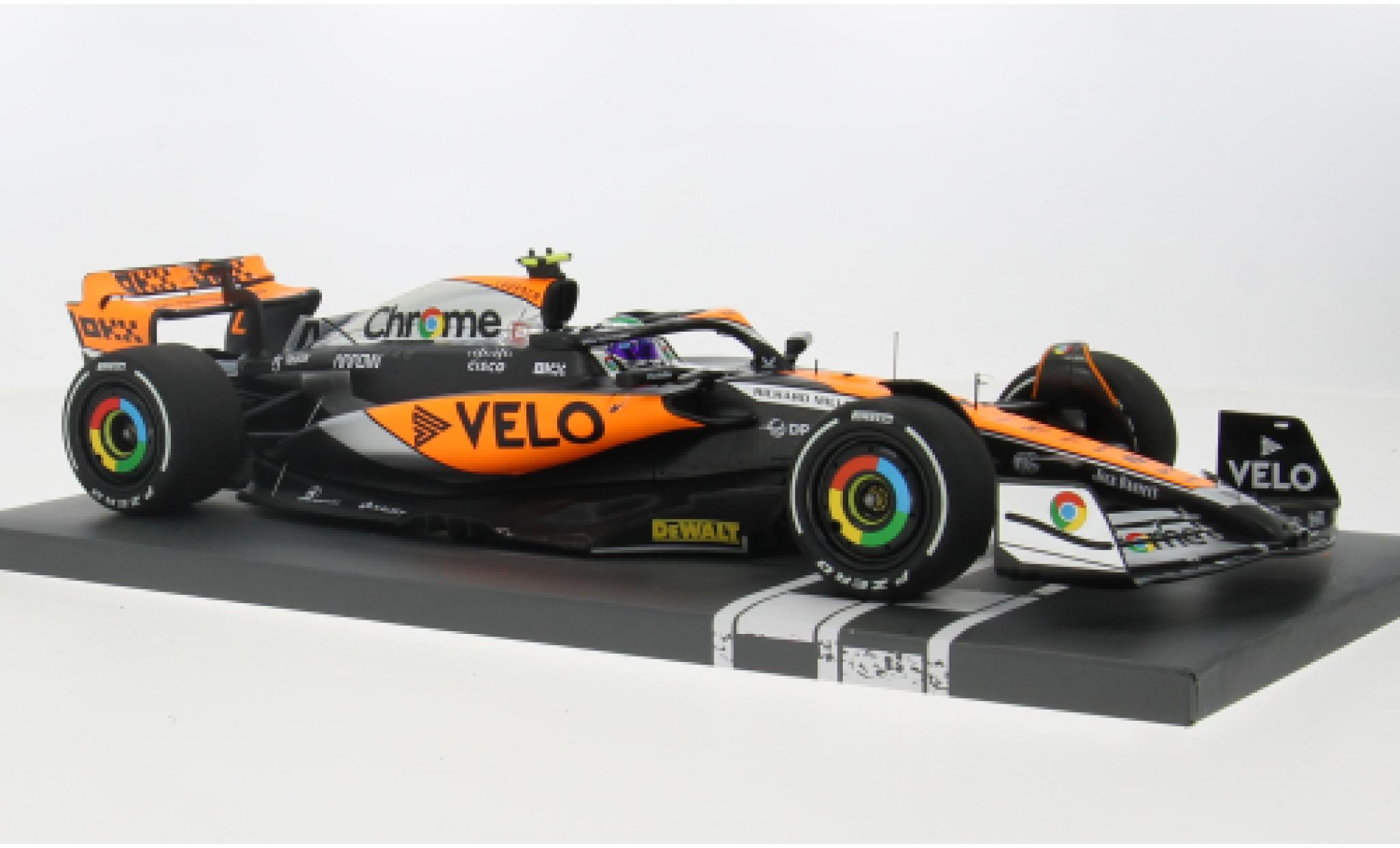 McLaren F1 1/18 Minichamps MCL60 No.4 Team Formel 1 GP Gro&szlig;britannien 2023 1:18 diecast model cars