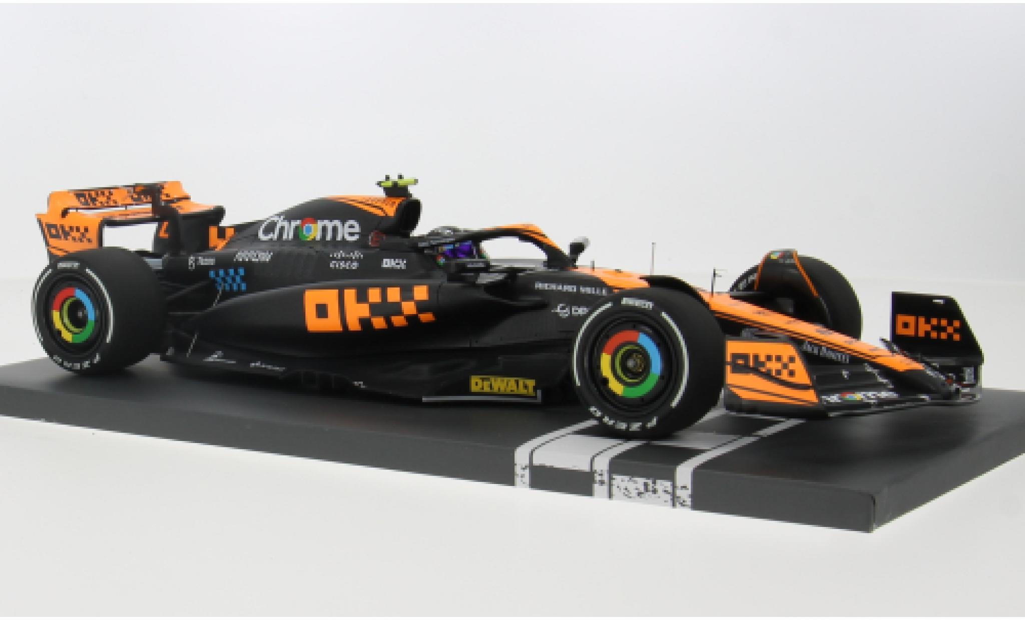 McLaren F1 1/18 Minichamps MCL60 No.4 Team Formel 1 GP Singapur 2023 1:18 diecast model cars