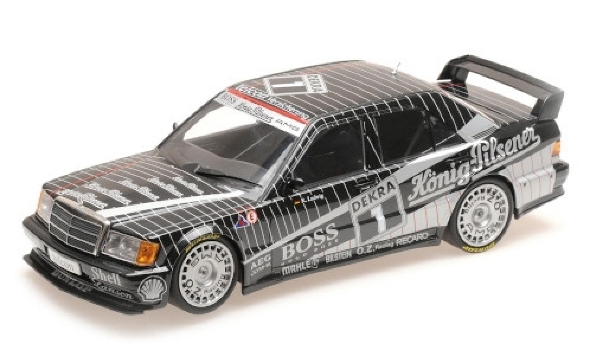 Mercedes 190 1/18 Minichamps E 2.5-16 Evo 1 No.1 AMG Boss / K&ouml;nig-Pilsener DTM 1989 K.Ludwig diecast model cars