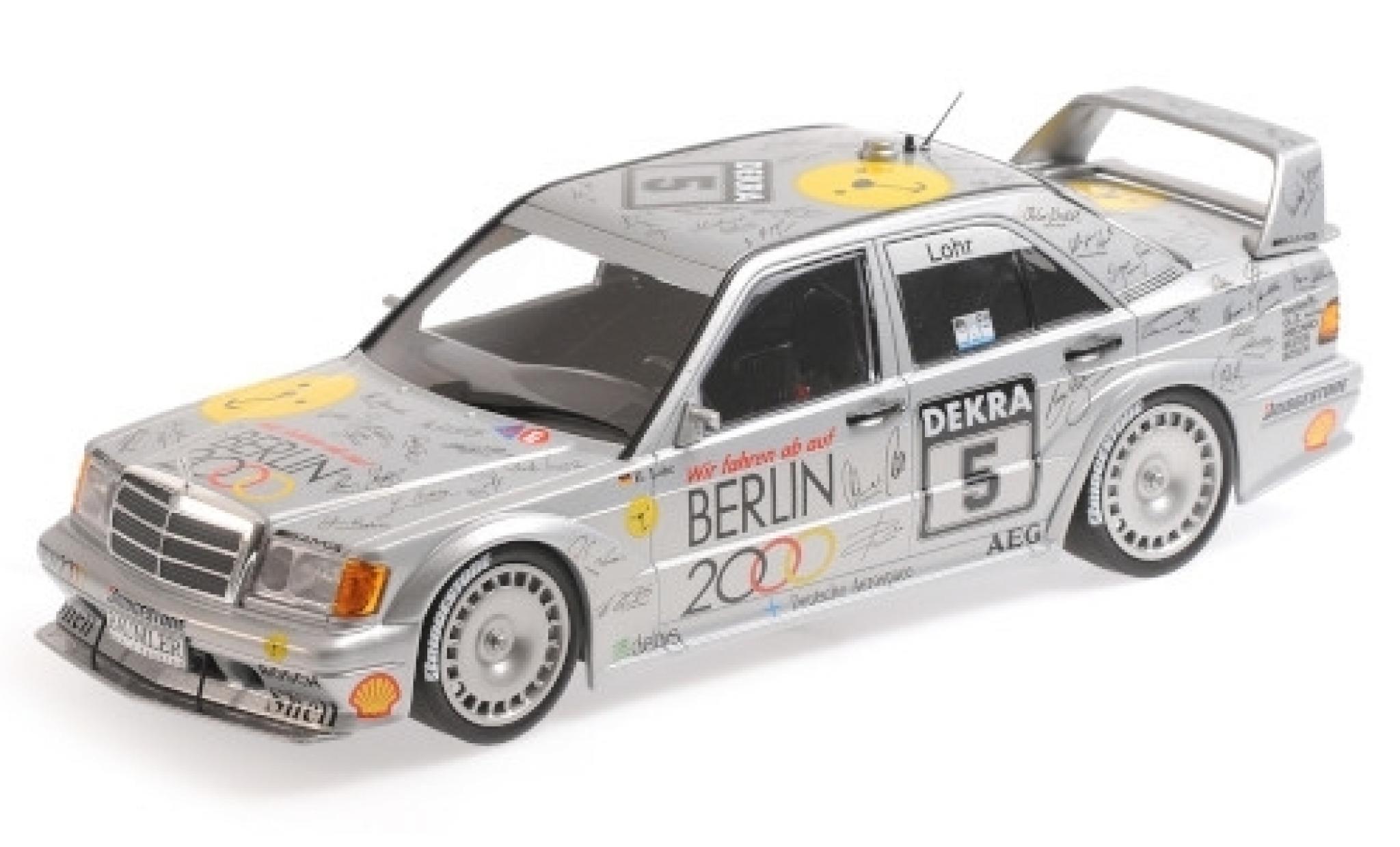 Mercedes 190 1/18 Minichamps E 2.5-16 EVO 2 No.5 Team AMG- Berlin 2000 DTM 1992 E.Lohr diecast model cars