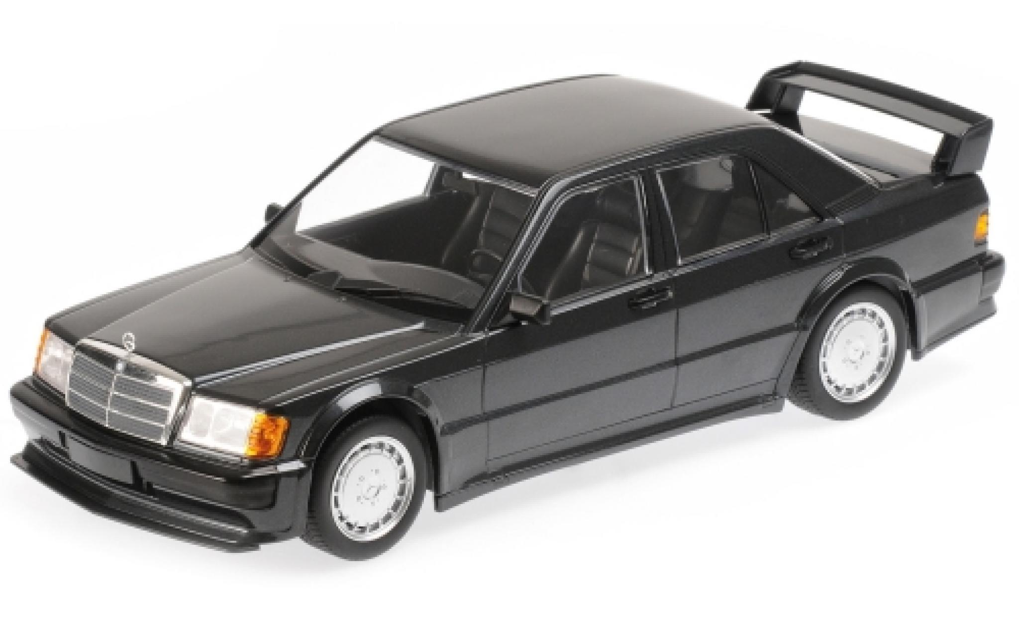 Mercedes 190 1/18 Minichamps E 2.5-16 Evo1 metallic black 1989 diecast model cars