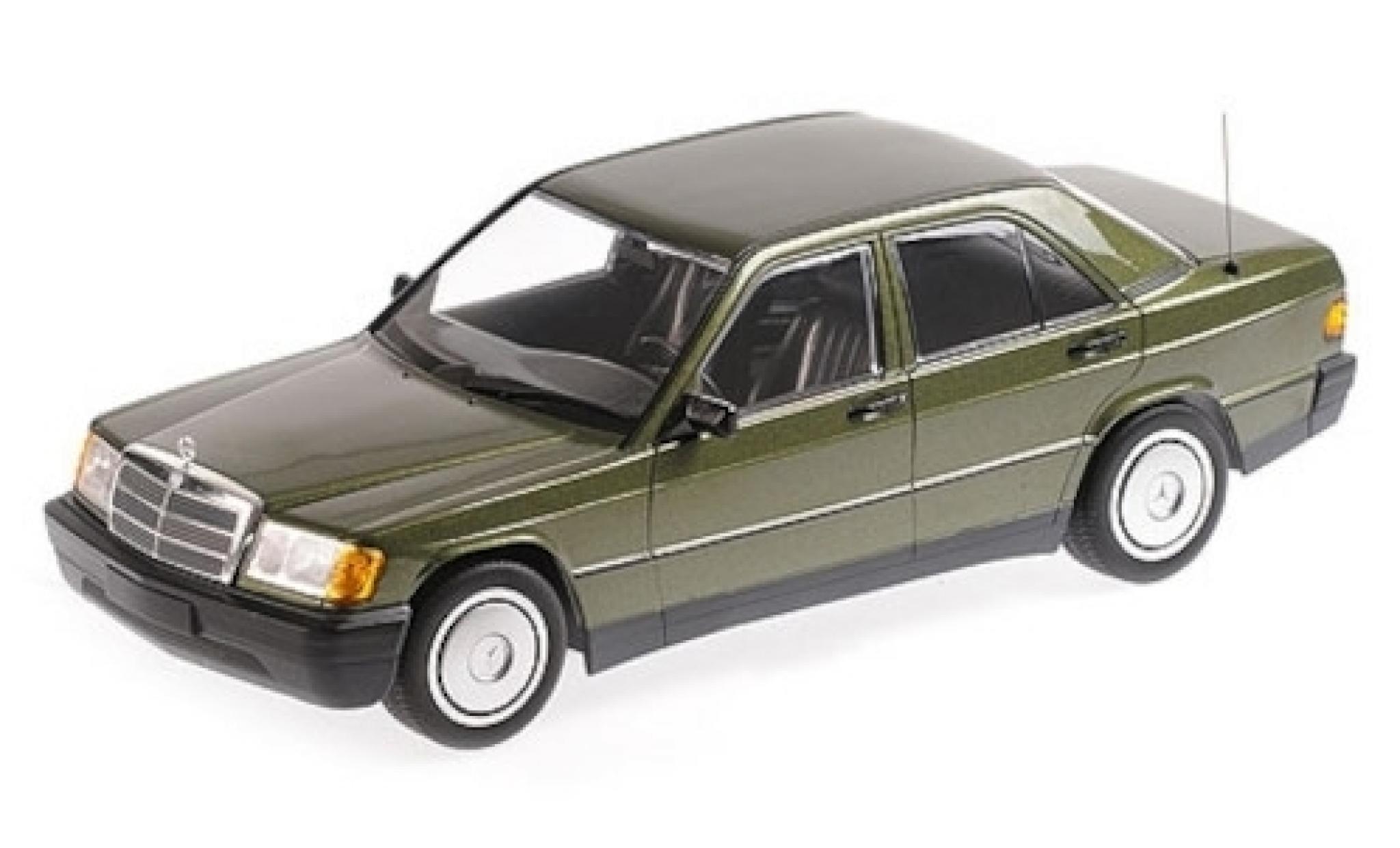 Mercedes 190 1/18 Minichamps E (W201) metallic green 1982 diecast model cars