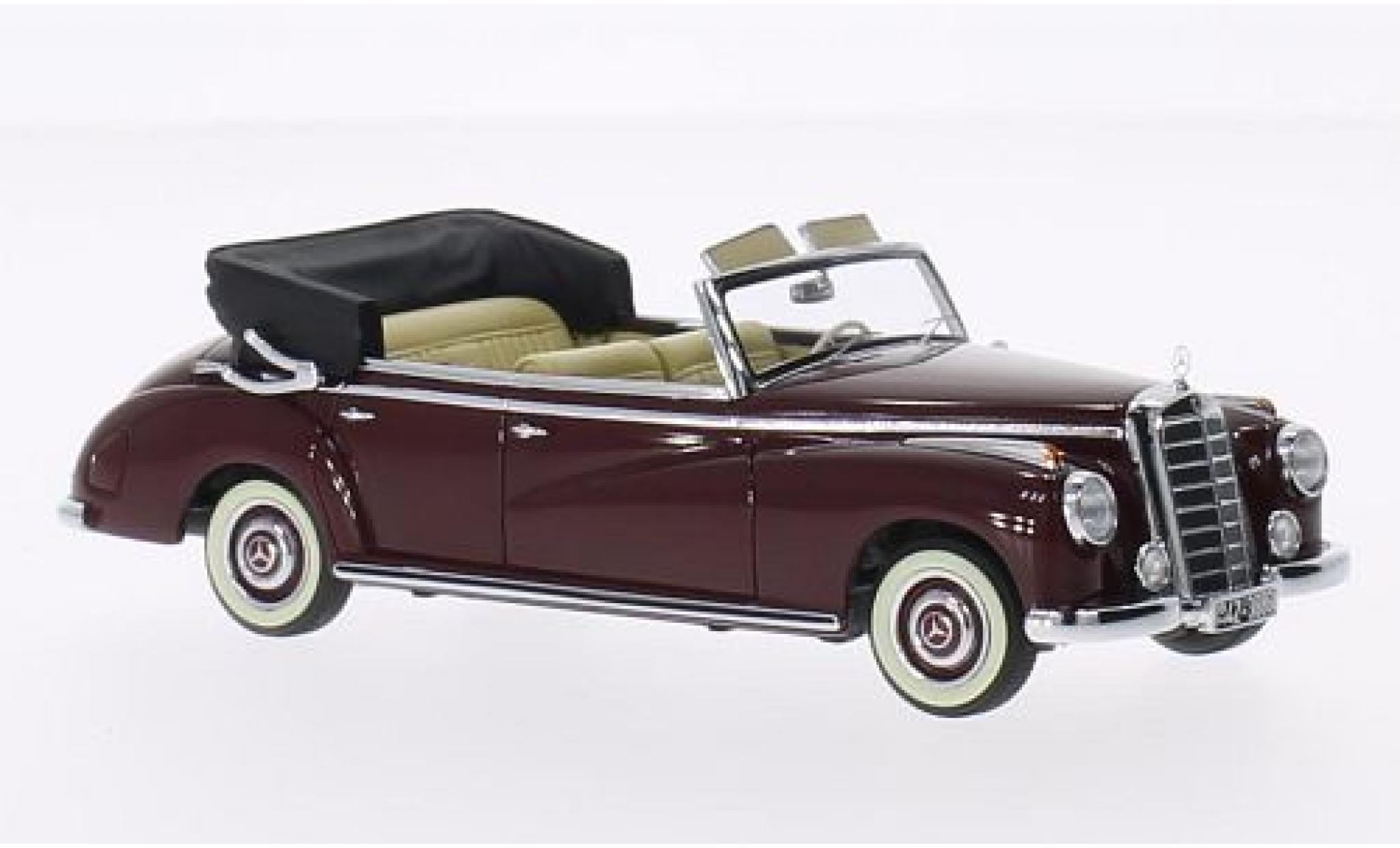 Mercedes 300 1/43 Minichamps Convertible (W186) red 1952 diecast model cars