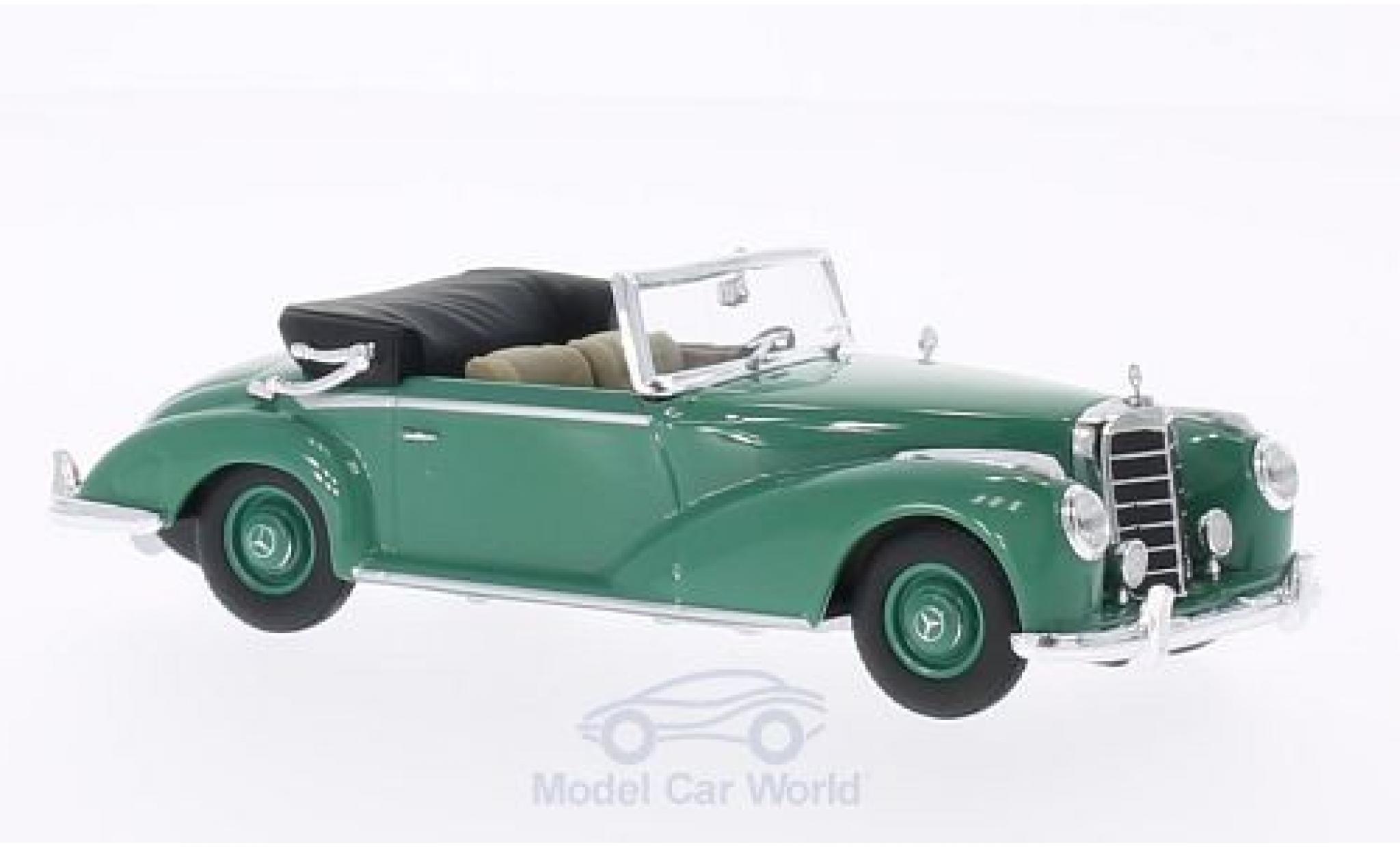 Mercedes 300 1/43 Minichamps S Convertible (W188) green 1954 diecast model cars
