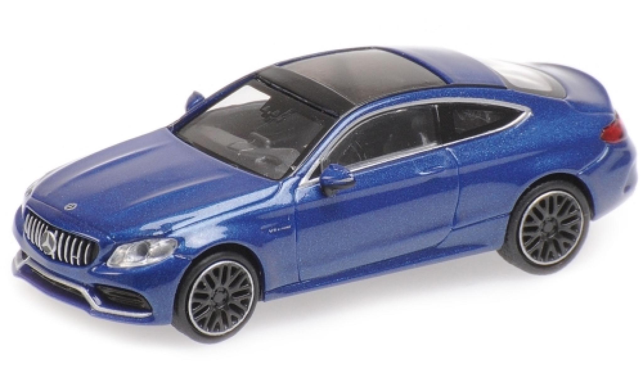 Mercedes Classe C 1/87 Minichamps AMG C 63 Coupe metallic blue 2019 diecast model cars