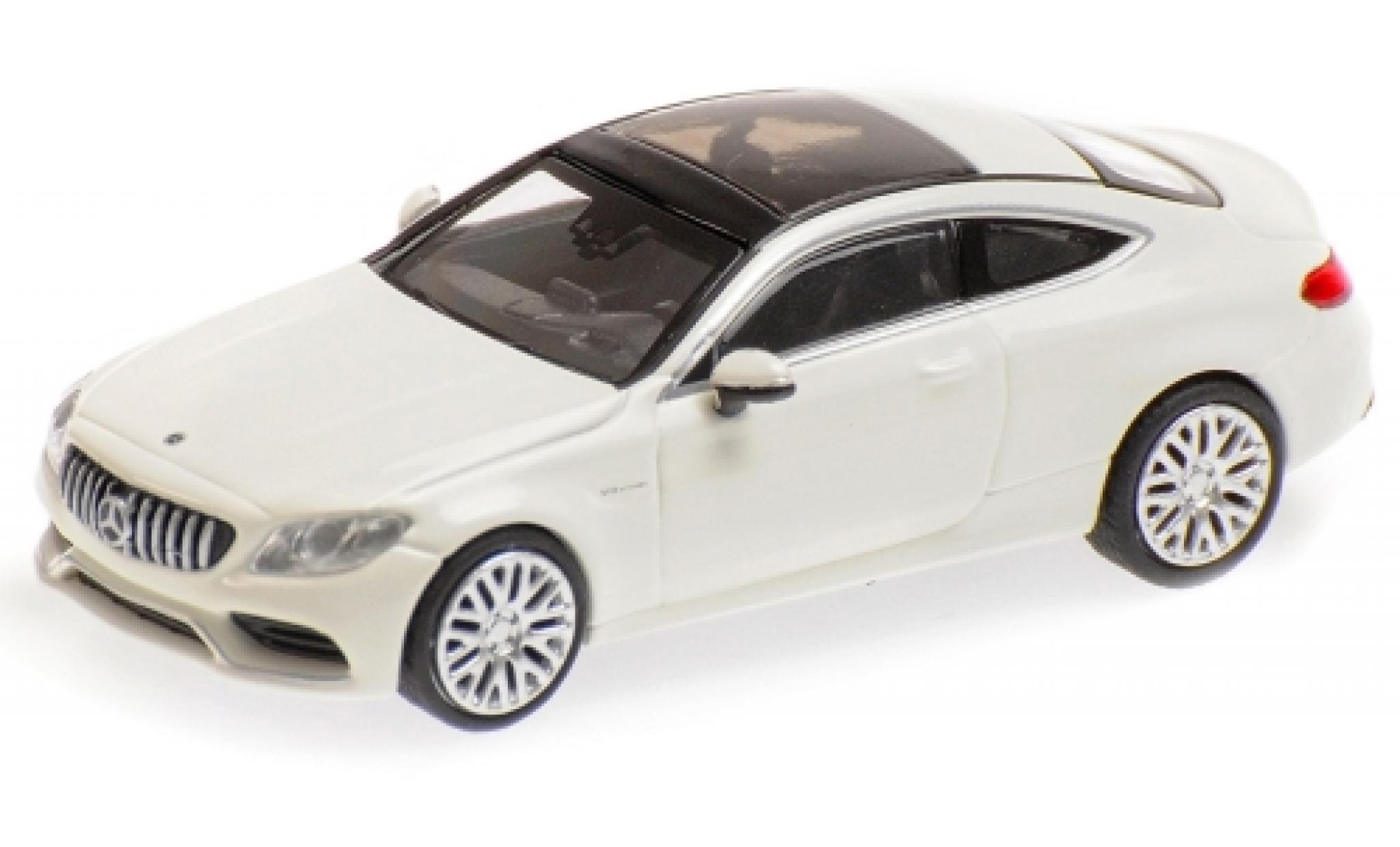 Mercedes Classe C 1/87 Minichamps AMG C 63 Coupe white 2019 diecast model cars