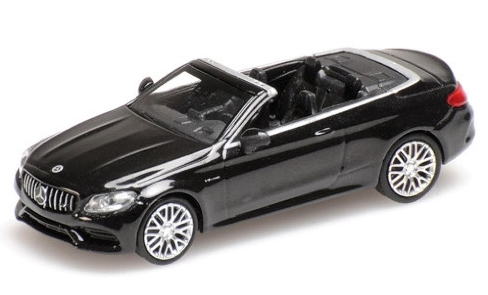 Mercedes Classe C 1/87 Minichamps AMG C63 Convertible (A205) metallic black 2019 diecast model cars