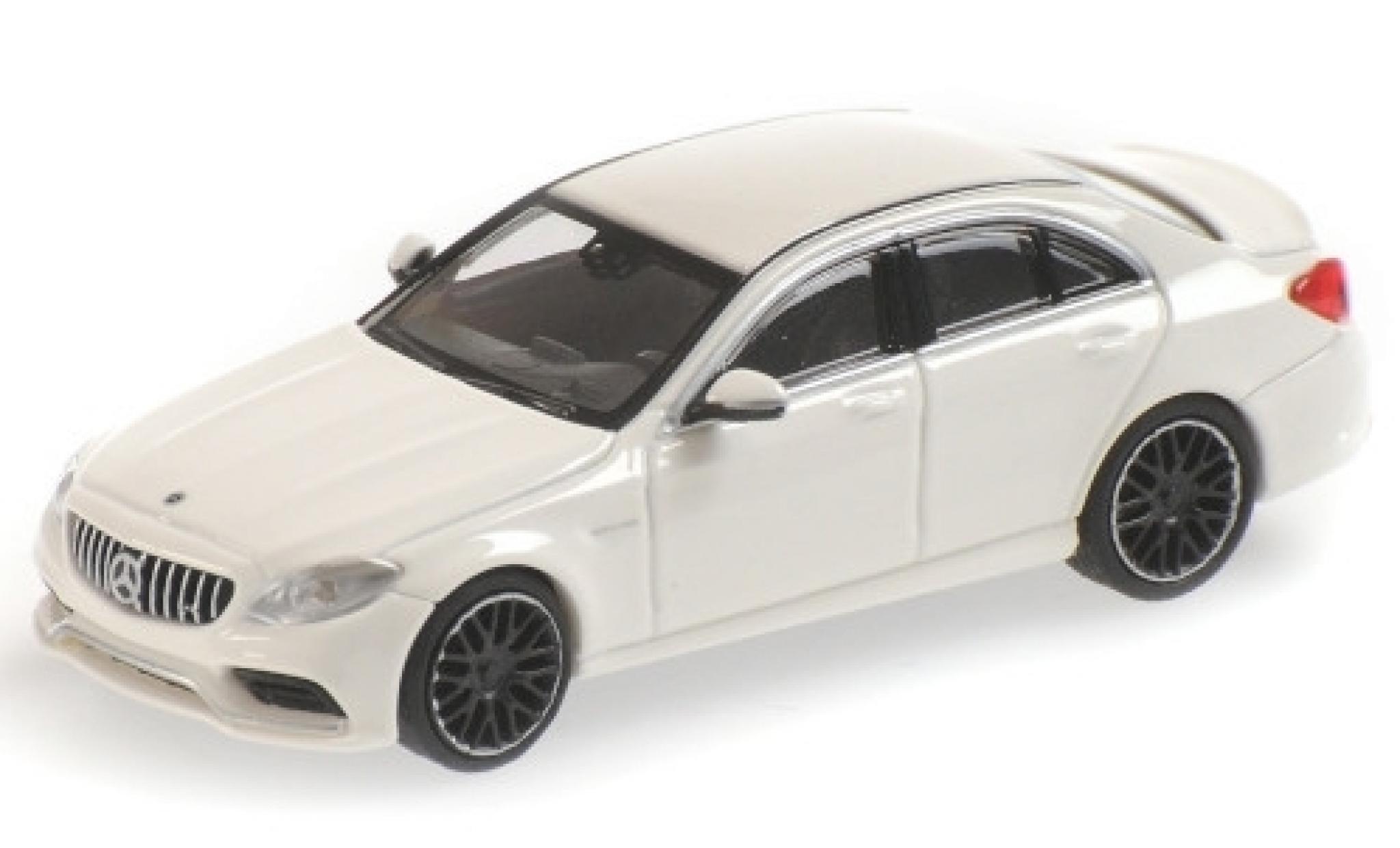 Mercedes Classe C 1/87 Minichamps AMG C63 (W205) white 2019 diecast model cars