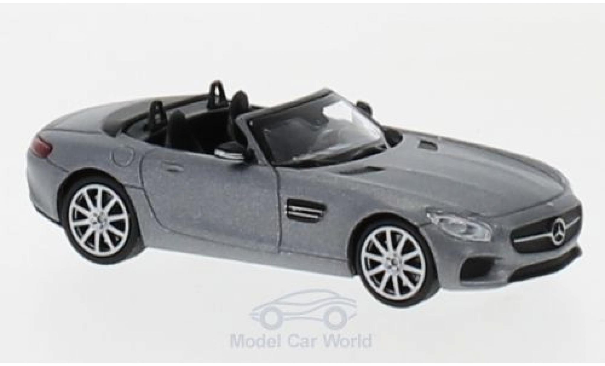 Mercedes AMG GT 1/87 Minichamps S Convertible matt-grey 2017 diecast model cars