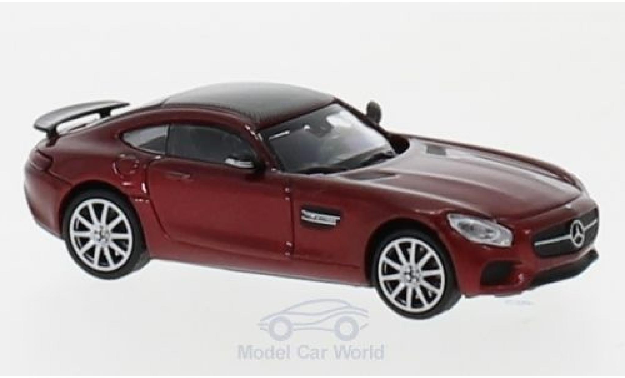 Mercedes AMG GT 1/87 Minichamps S metallic red 2015 diecast model cars
