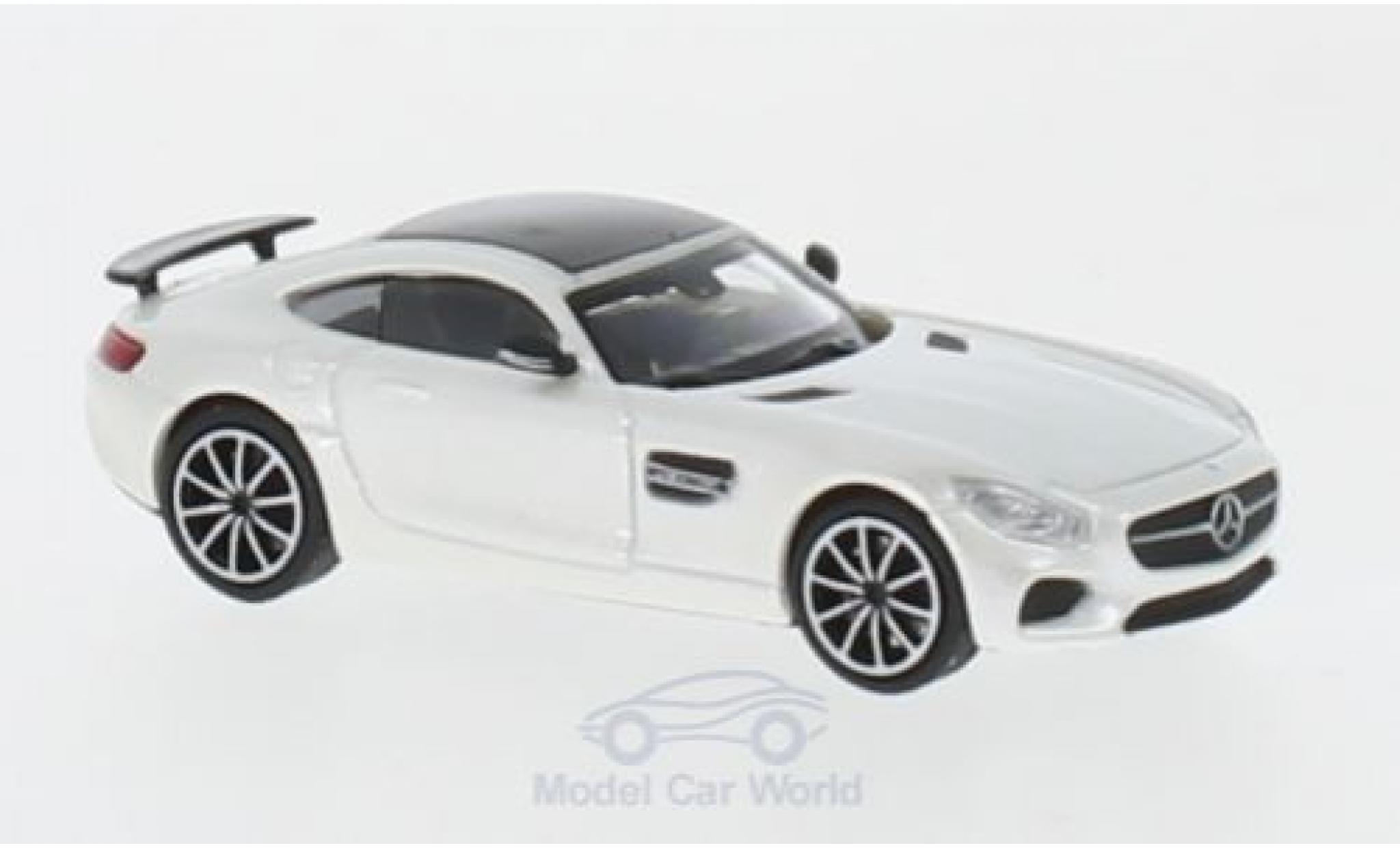 Mercedes AMG GT 1/87 Minichamps S metallic white 2015 diecast model cars