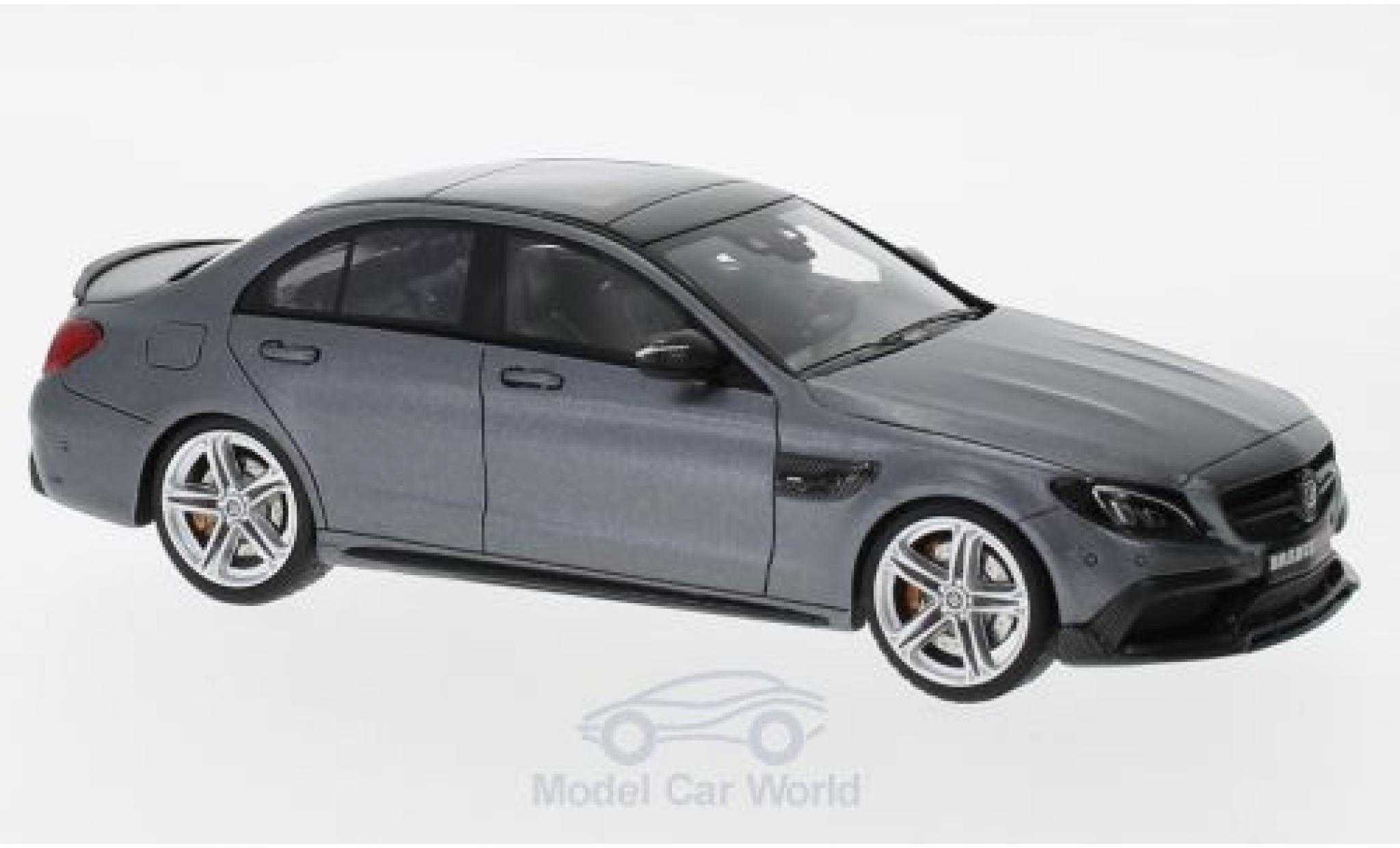 Mercedes Classe C 1/43 Minichamps Brabus 600 matt-grey 2015 Basis AMG C 63 S diecast model cars