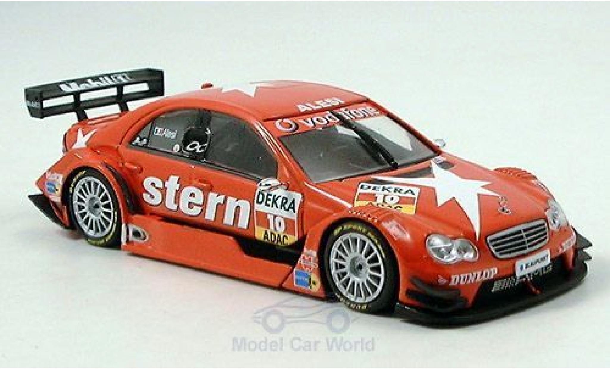 Mercedes Classe C DTM 1/43 Minichamps DTM No.10 Team Persson Stern DTM 2006 J.Alesi diecast model cars