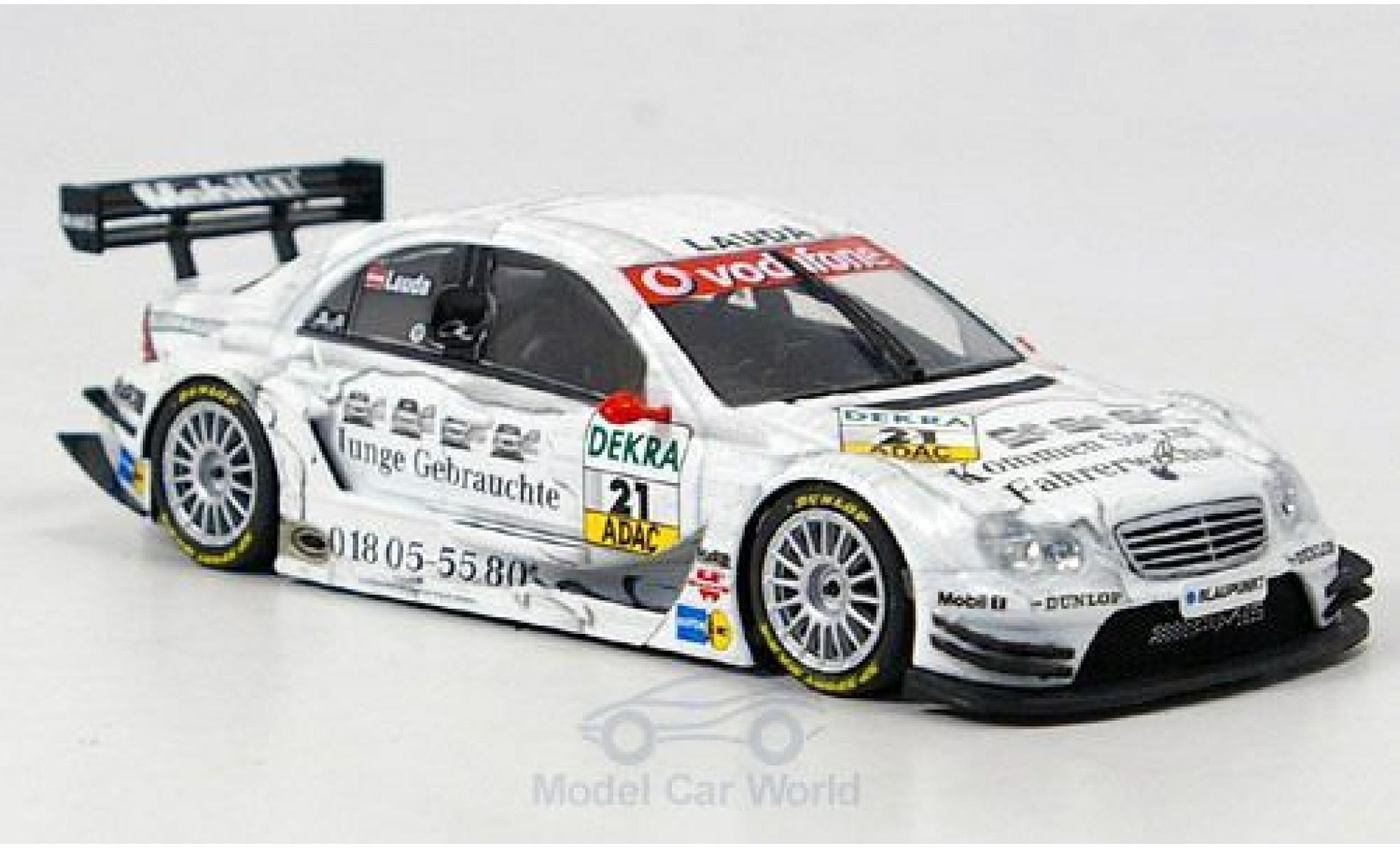 Mercedes Classe C DTM 1/43 Minichamps DTM No.21 Team Persson DTM 2005 M.Lauda diecast model cars