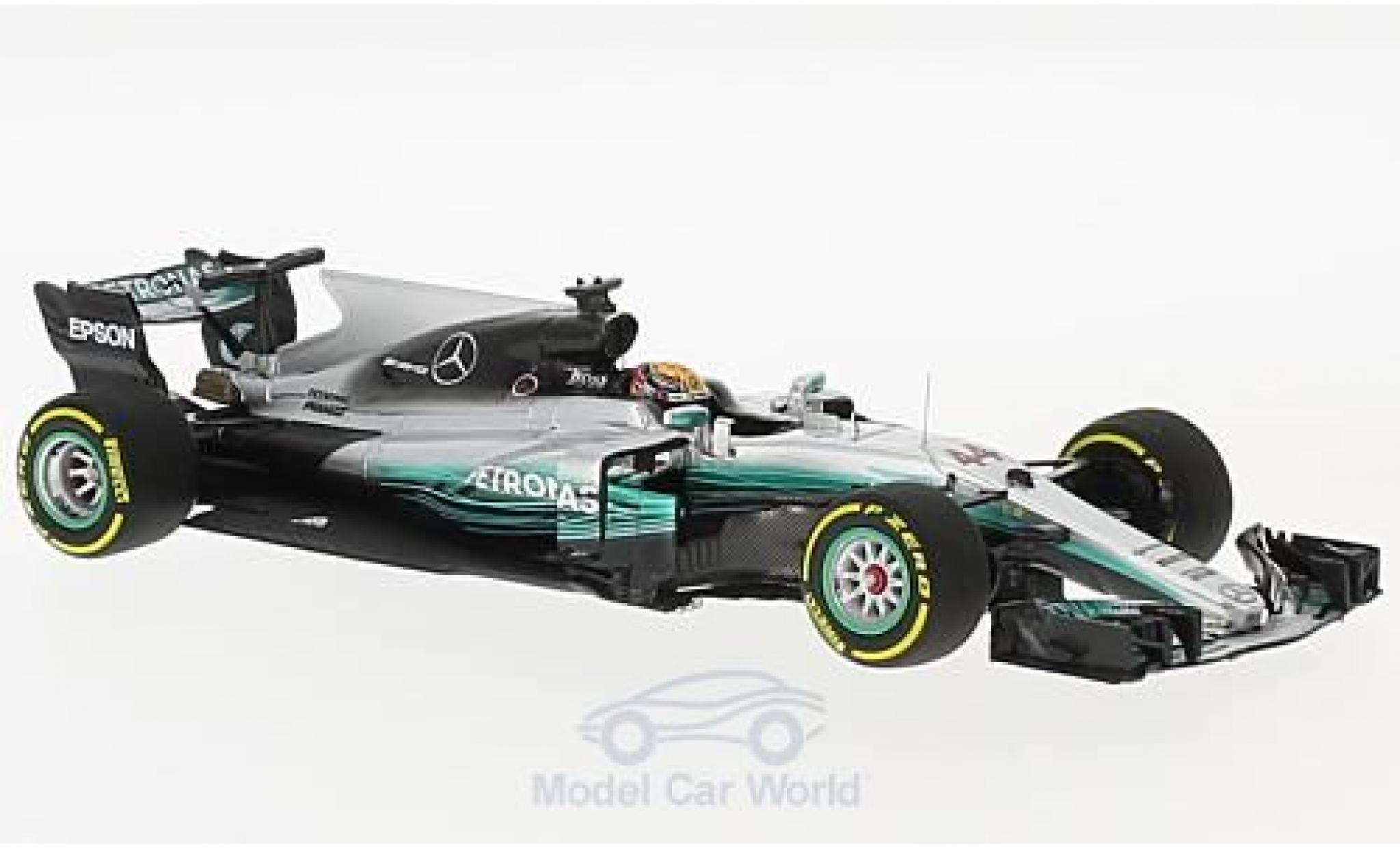 Mercedes F1 1/43 Minichamps W08 EQ Power No.44 AMG Petronas Motorsport Formel 1 GP China 2017 L.Hamilton diecast model cars