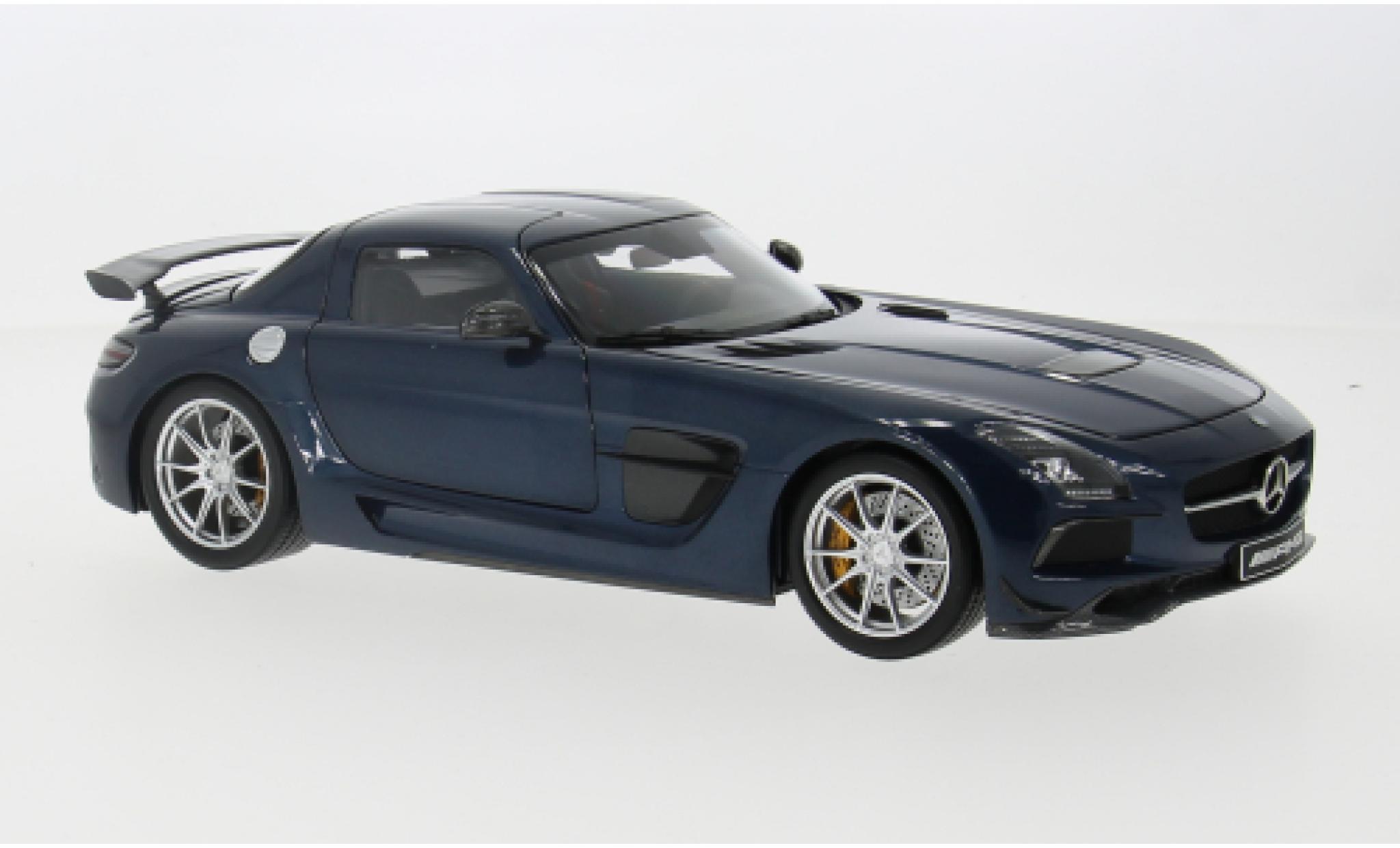 MG B 1/18 Minichamps Mercedes SLS A lack Series blue 2013 1:18 diecast model cars