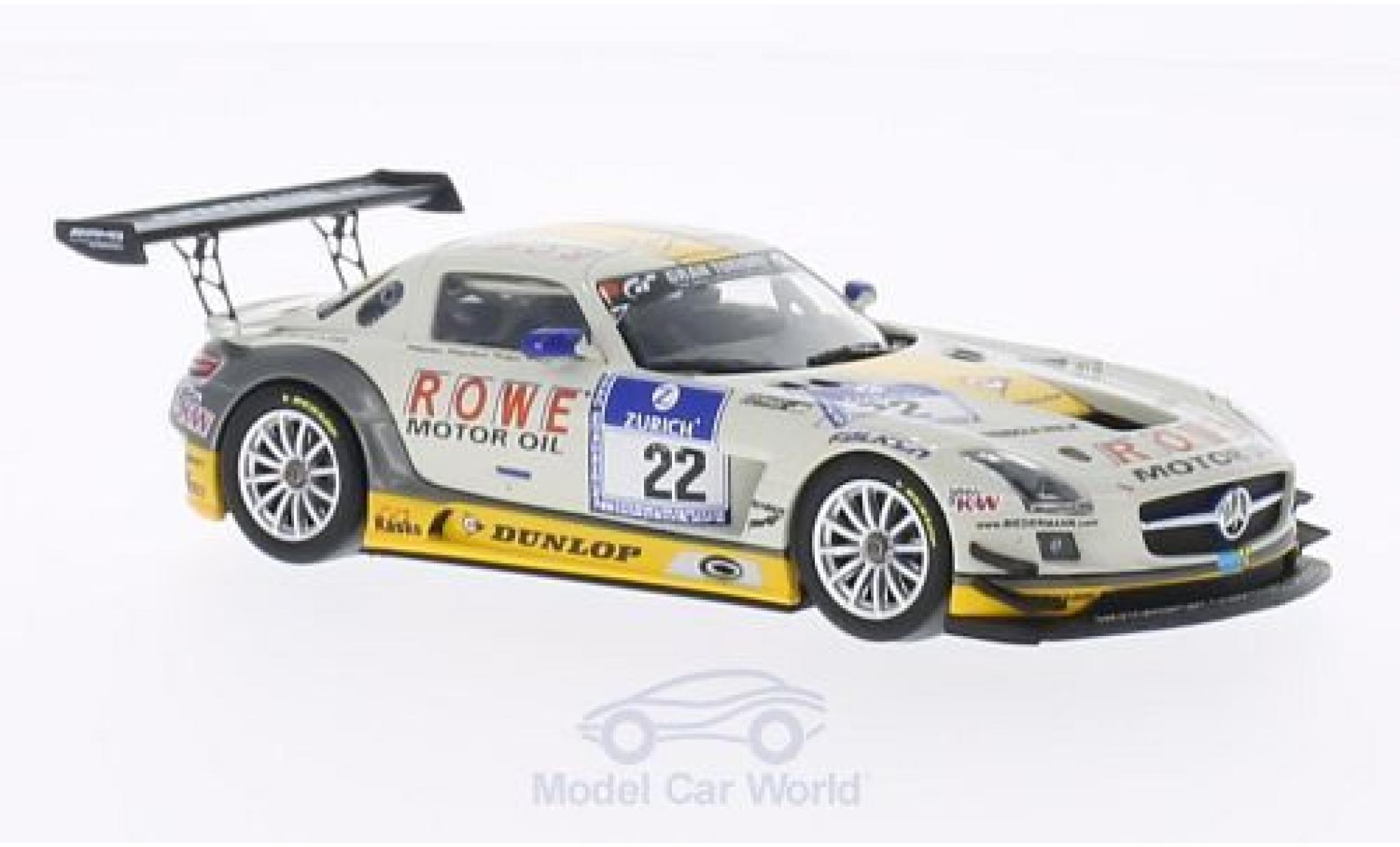 Mercedes SLS 1/43 Minichamps AMG GT3 No.22 ROWE Racing 24h N&uuml;rburgring 2013 diecast model cars