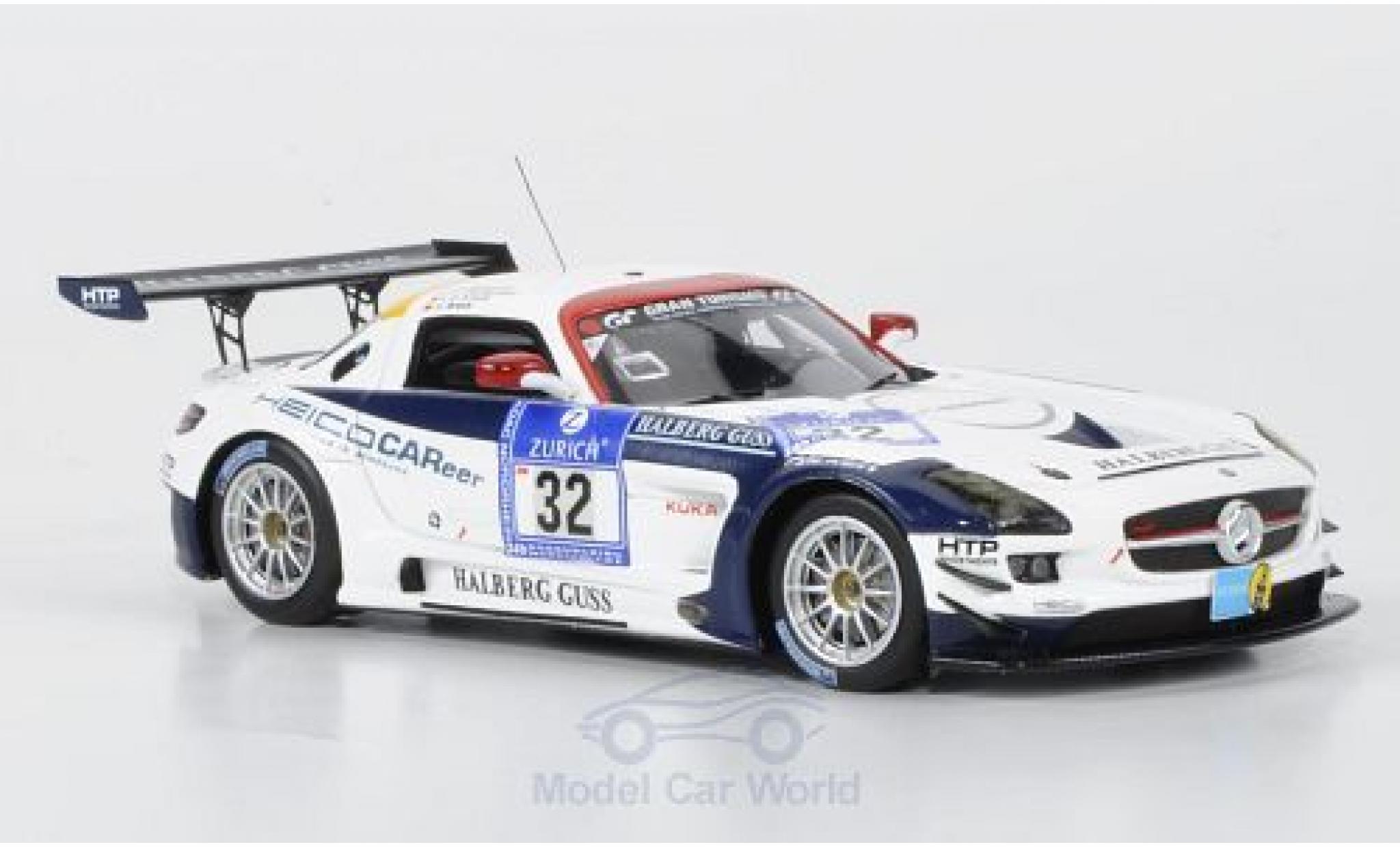 Mercedes SLS 1/43 Minichamps AMG GT3 No.32 Heico Motorsport 24h N&uuml;rburgring 2011 A.Margaritis/C.Frankenhout/C.Br&uuml;ck diecast model cars